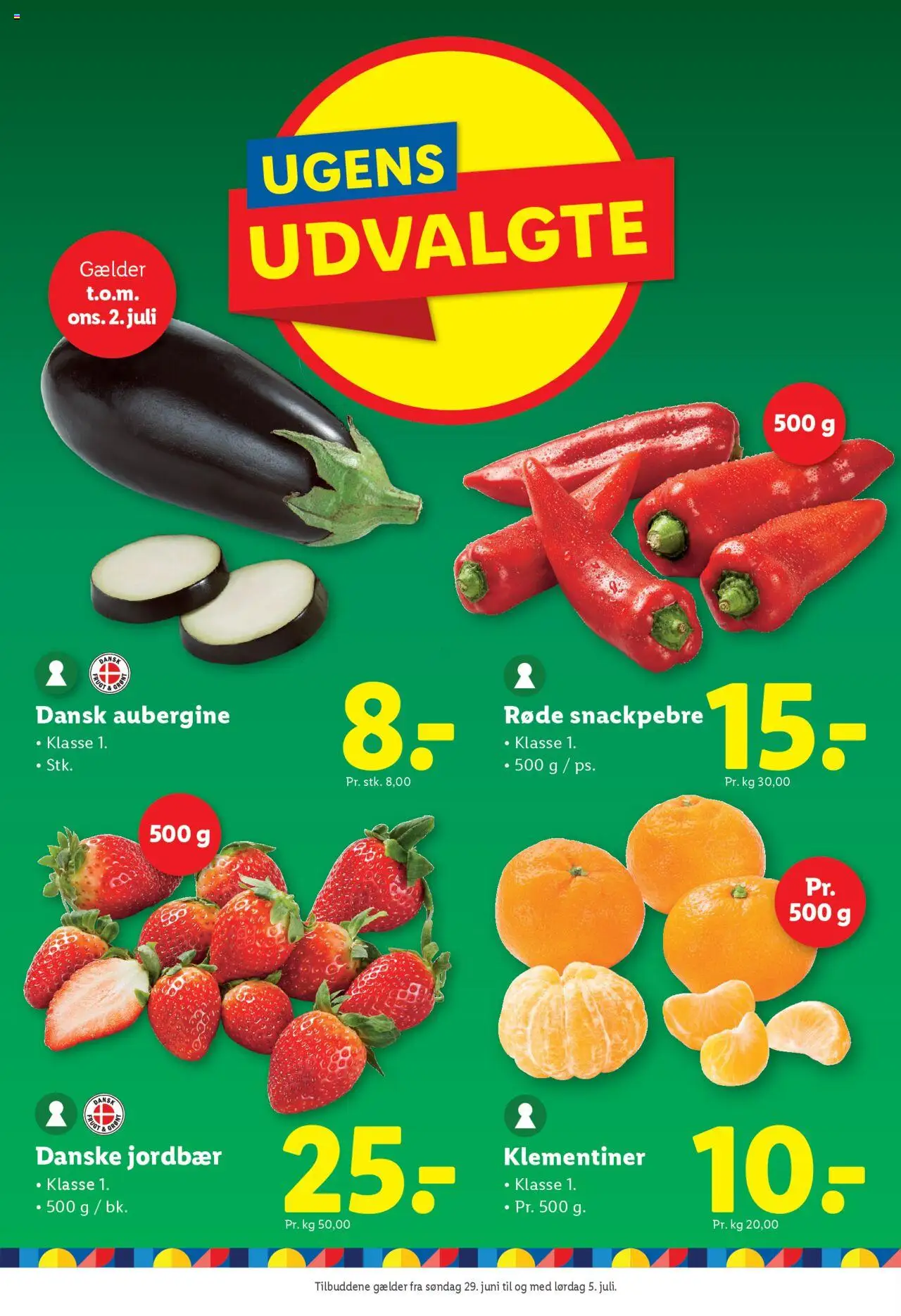Lidl Tilbudsavis gyldig fra 03.07.2025 | Side: 19 | Produkter: Jordbær, Aubergine