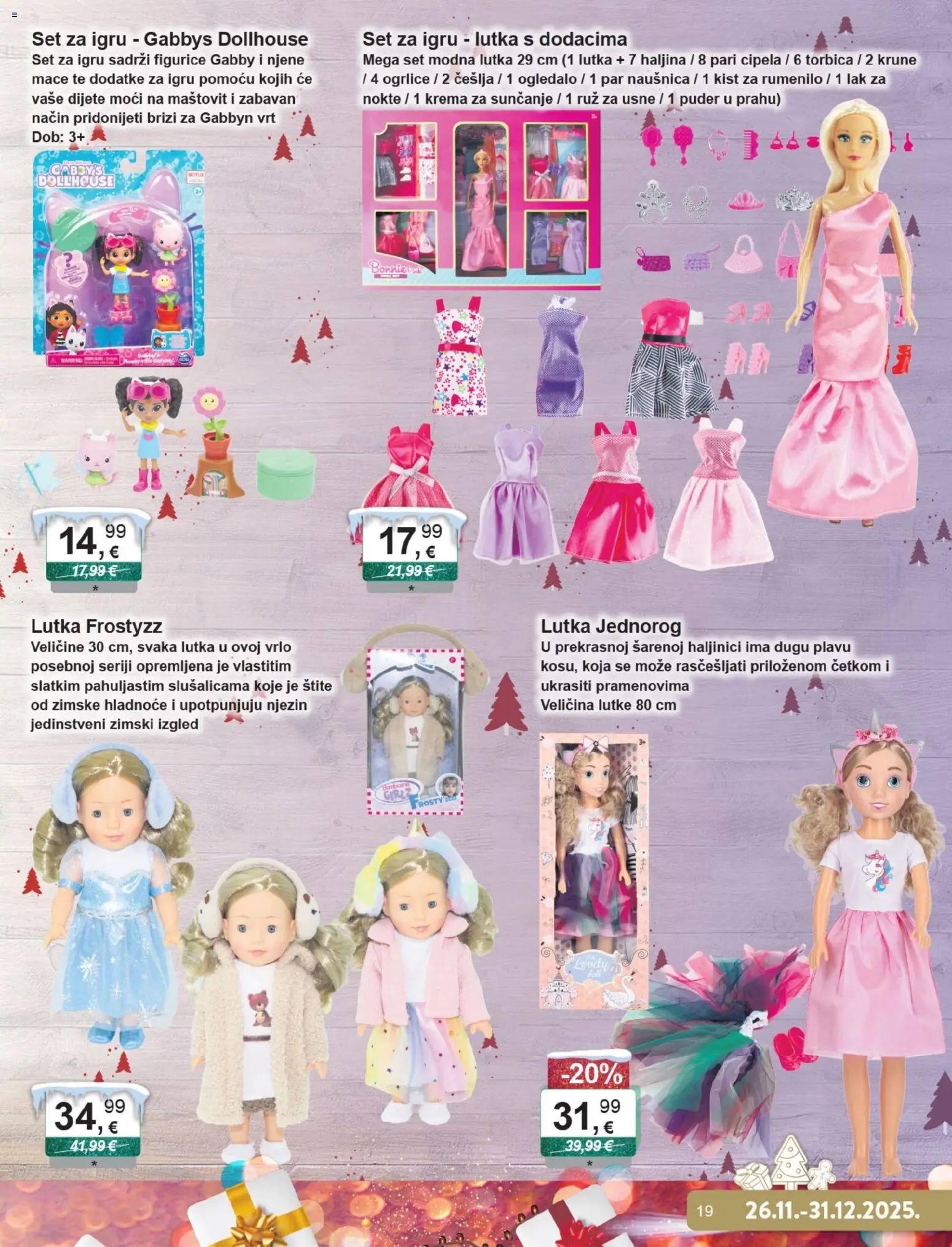 KTC katalog | vrijedi od 26.11.2025 | Stranica: 19 | Proizvodi: Ogledalo, Ruž, Krema za sunčanje, Torbica