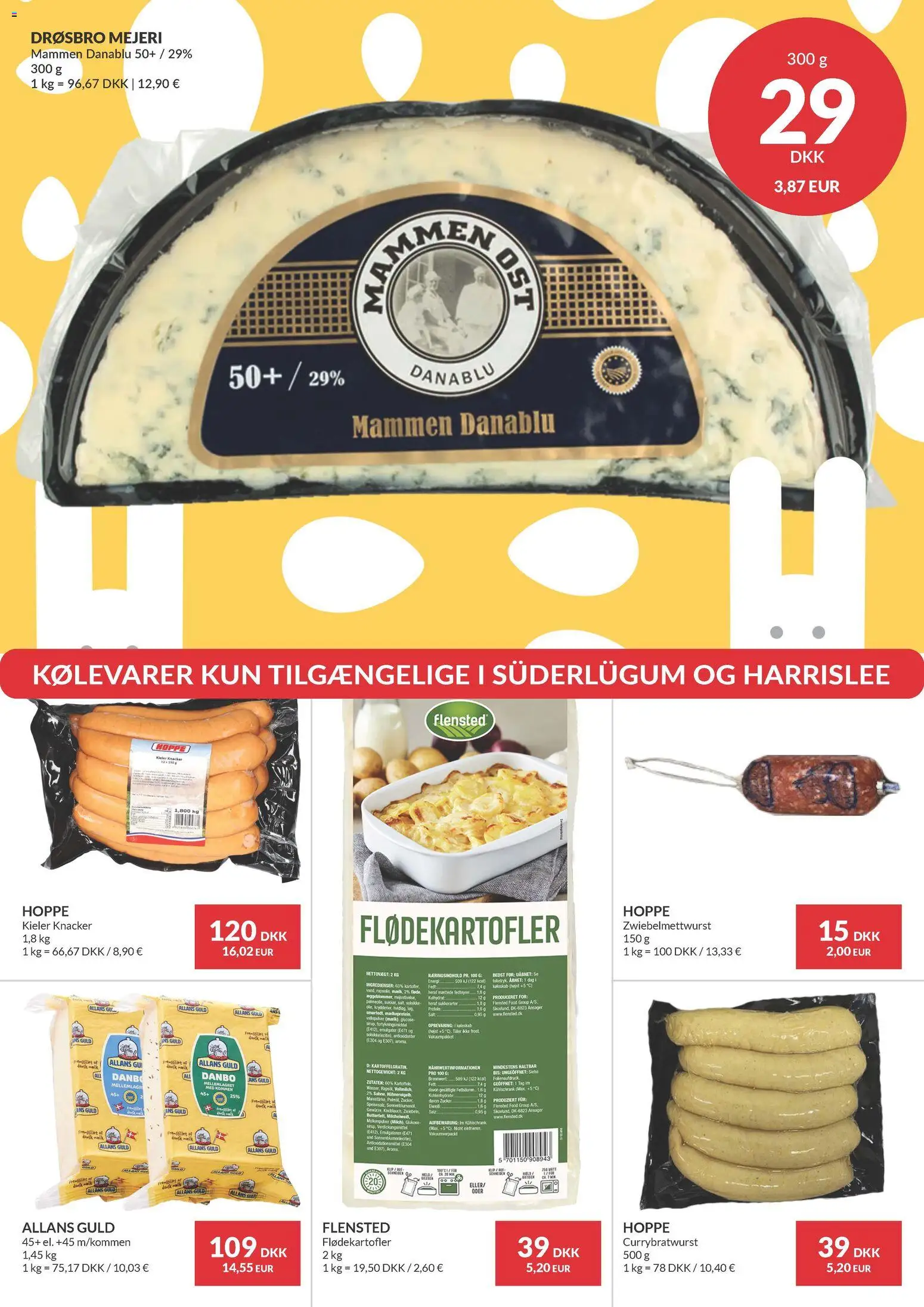 Nielsen Discount tilbudsavis – gyldig fra 19.03.2026 | Side: 29 | Produkter: Mælk, Køleskab