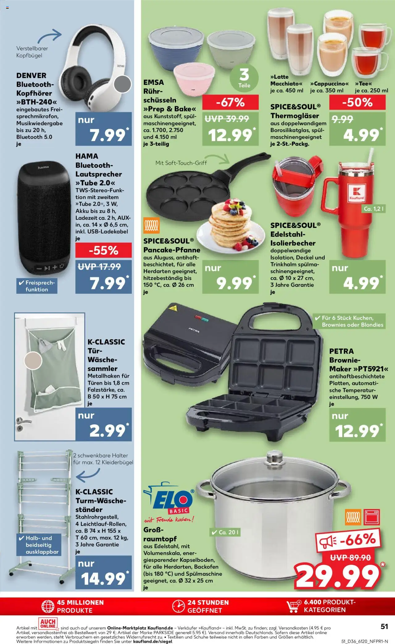 Kaufland prospekt Bremen	 - gültig ab dem 04.09.2025 | Seite: 51 | Produkte: Lautsprecher, Tür, Backofen, Kopfhörer