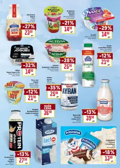 Náhled letáku Billa leták - Svěží jarní nabídka od 11.02.2026 | Strana: 9 | Produkty: Proteinový nápoj, Ayran, Kiwi, Pribináček
