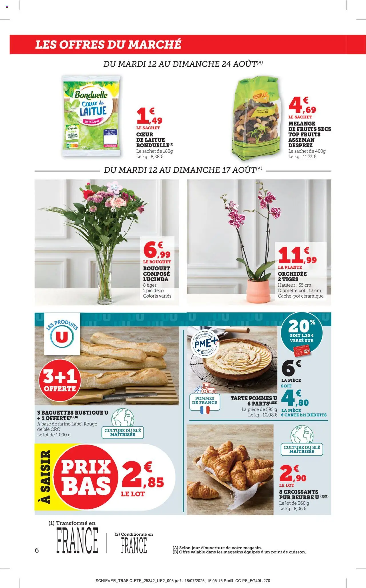 | Page: 6 | Produits: Base, Orchidée, Beurre, Pommes
