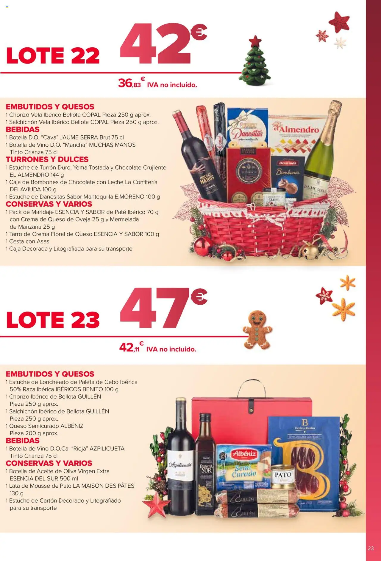 Carrefour - Cestas │ válido desde el 18.10.2025 | Página: 23 | Productos: Queso de oveja, Queso, Chocolate con leche, Caja