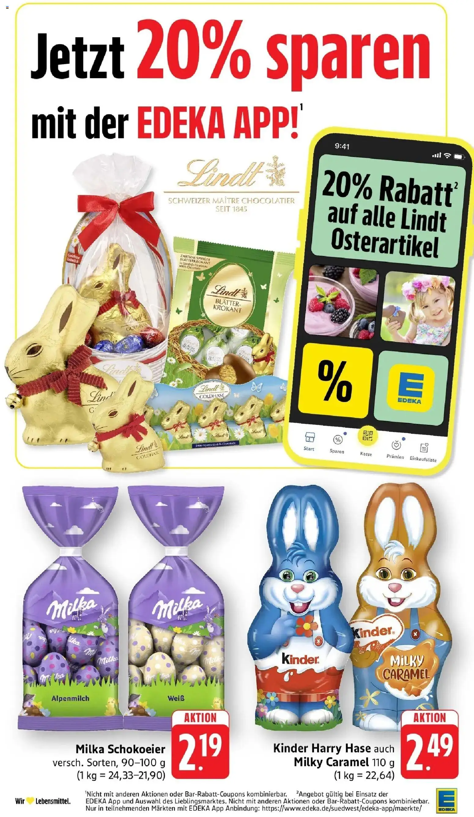 Edeka prospekt Freiburg	 – gültig ab 15.03.2026 | Seite: 25 | Produkte: Milka, Lindt