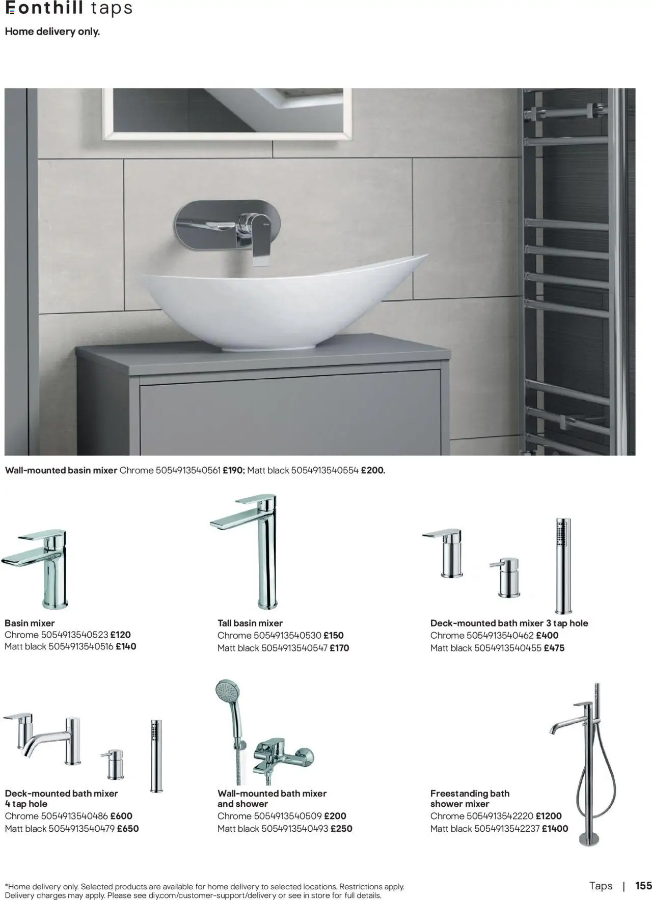  | Page: 155 | Products: Bath, Shower, Mixer