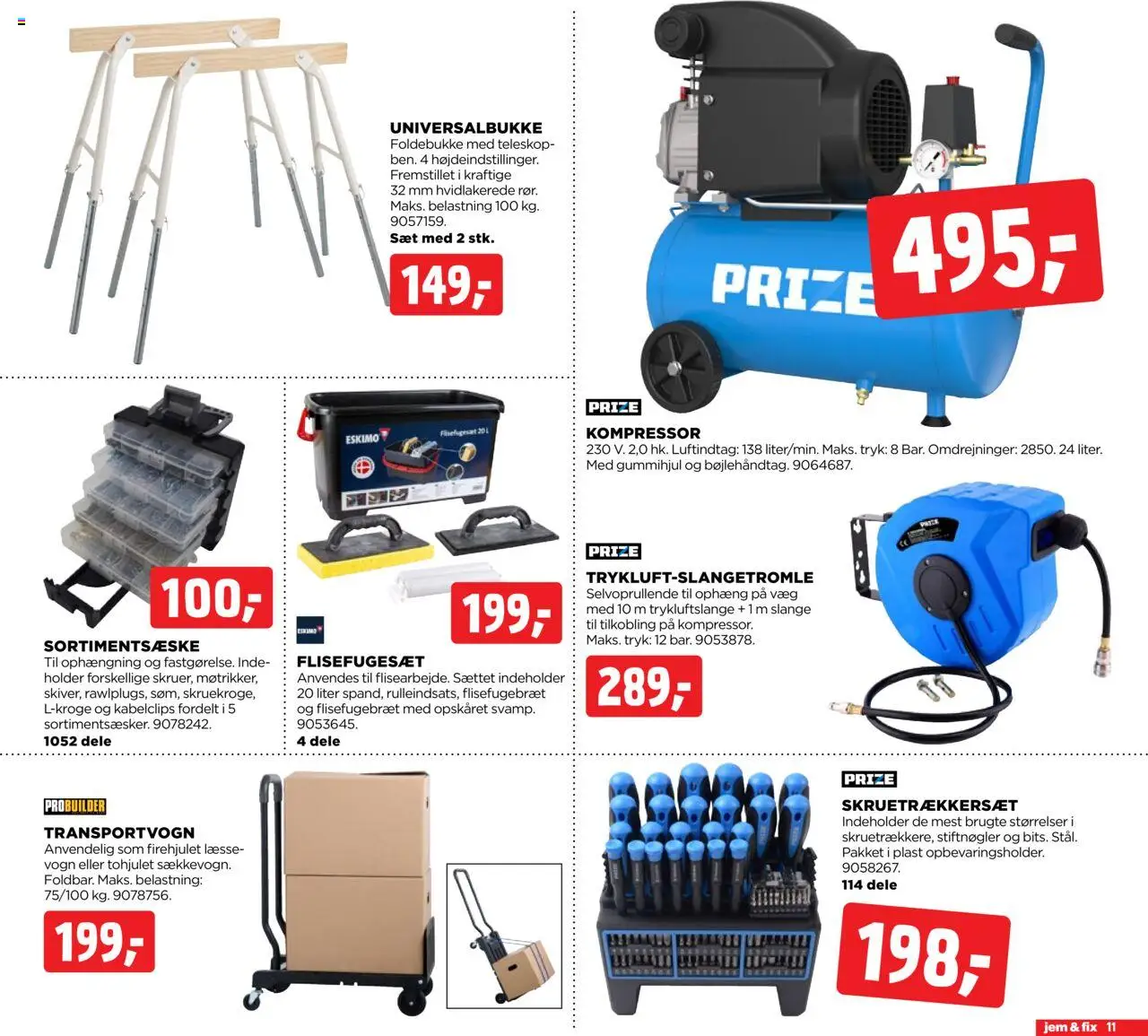 Jem & fix tilbudsavis – gyldig fra 14.09.2025 | Side: 11 | Produkter: Søm