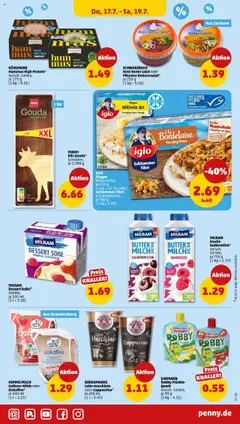 Penny - Berlin - gültig ab dem 14.07.2025 | Seite: 25 | Produkte: Quark, Gouda, Iglo, Rote Beete