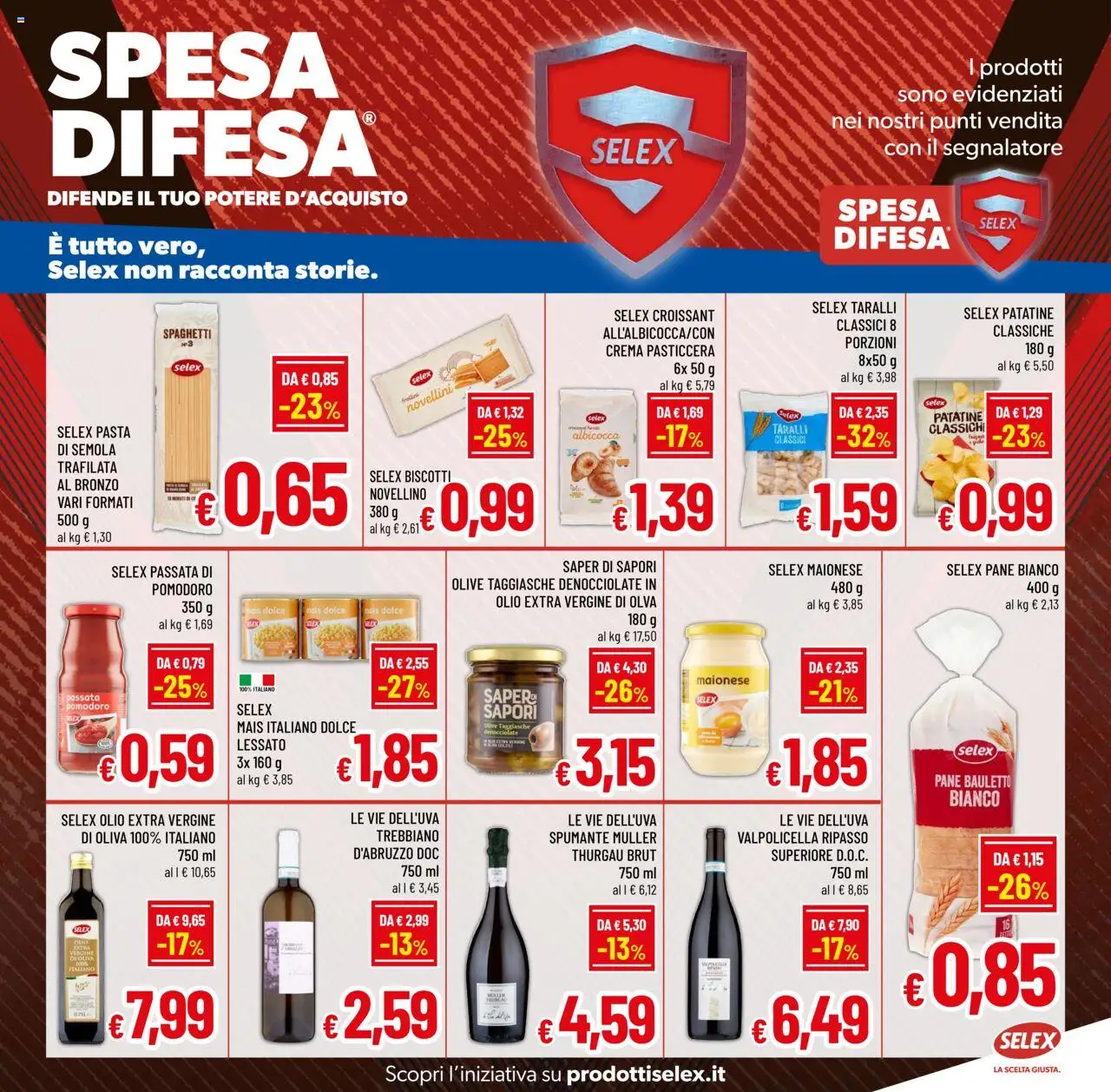 Volantino A&O del 20.08.2025 | Pagina: 12 | Prodotti: Patatine, Olive, Pasta, Croissant