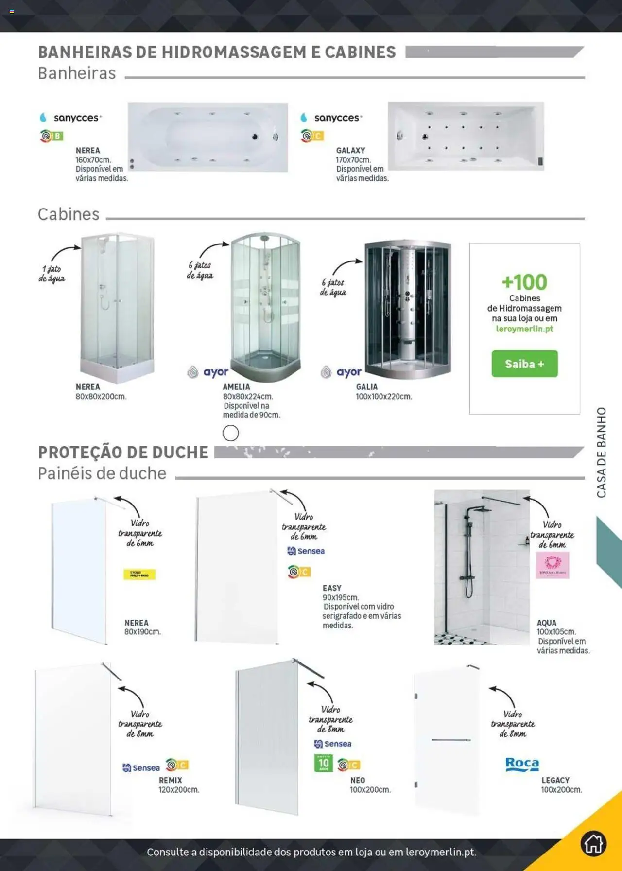 Leroy Merlin Catálogo │ válido de 18.11.2024 | Página: 241 | Produtos: Agua, Casa de banho, Banho