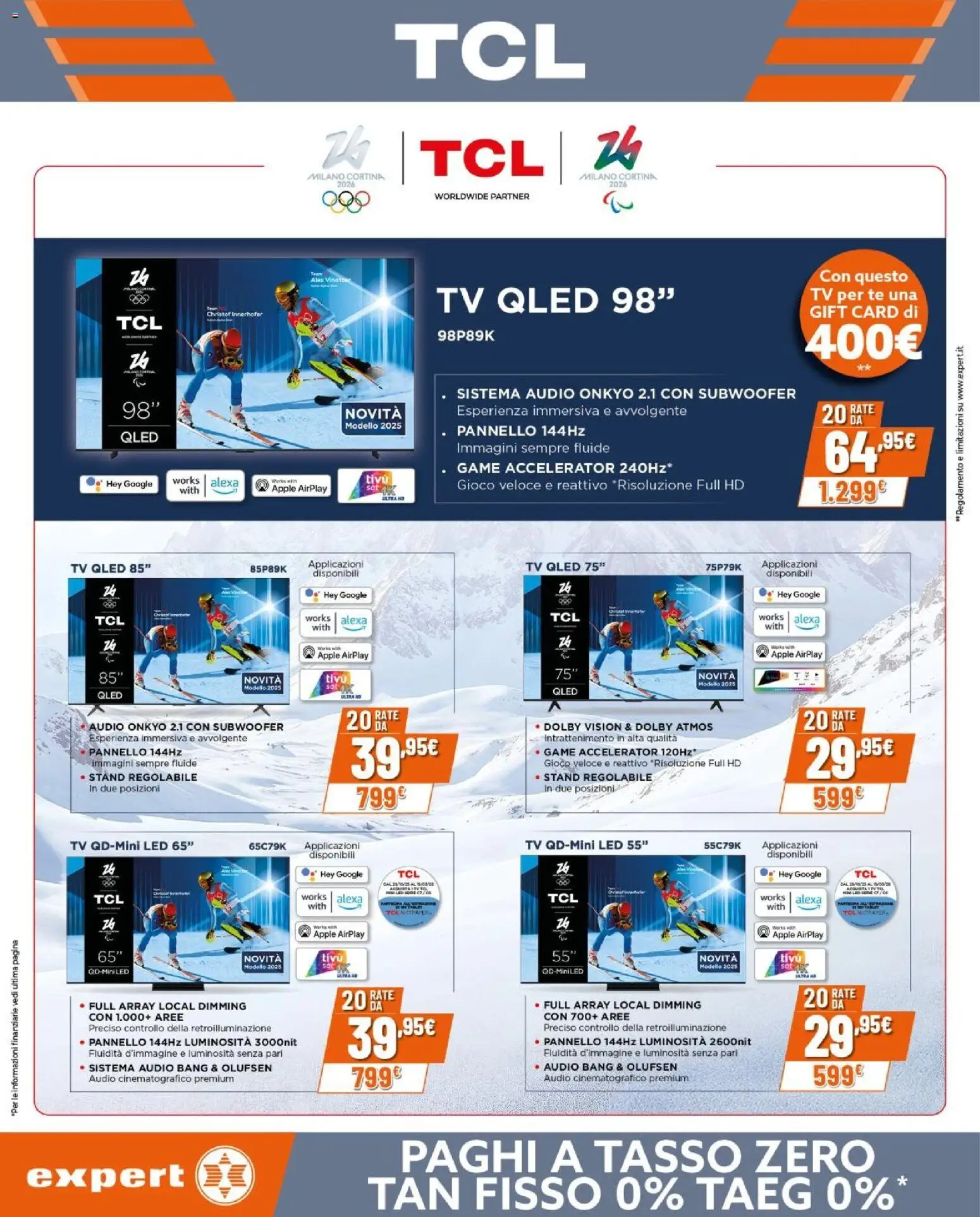 Volantino Expert del 29.01.2026 | Pagina: 5 | Prodotti: Tè, TV, Audio, Gioco