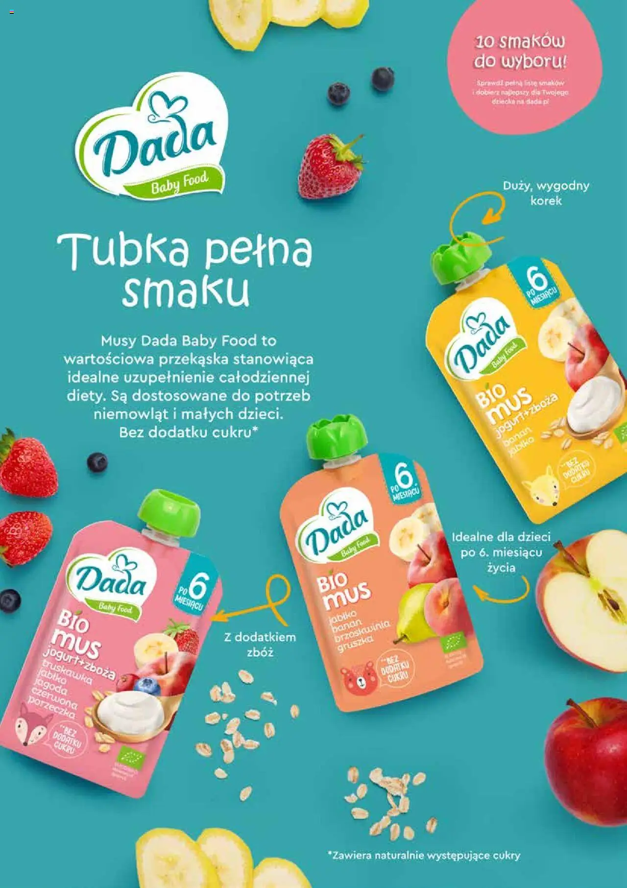 Biedronka gazetka - Dada & Rodzina Nr 10 od 12.09.2024 | Strona: 19 | Produkty: Brzoskwinia, Gruszka, Porzeczka, Banan