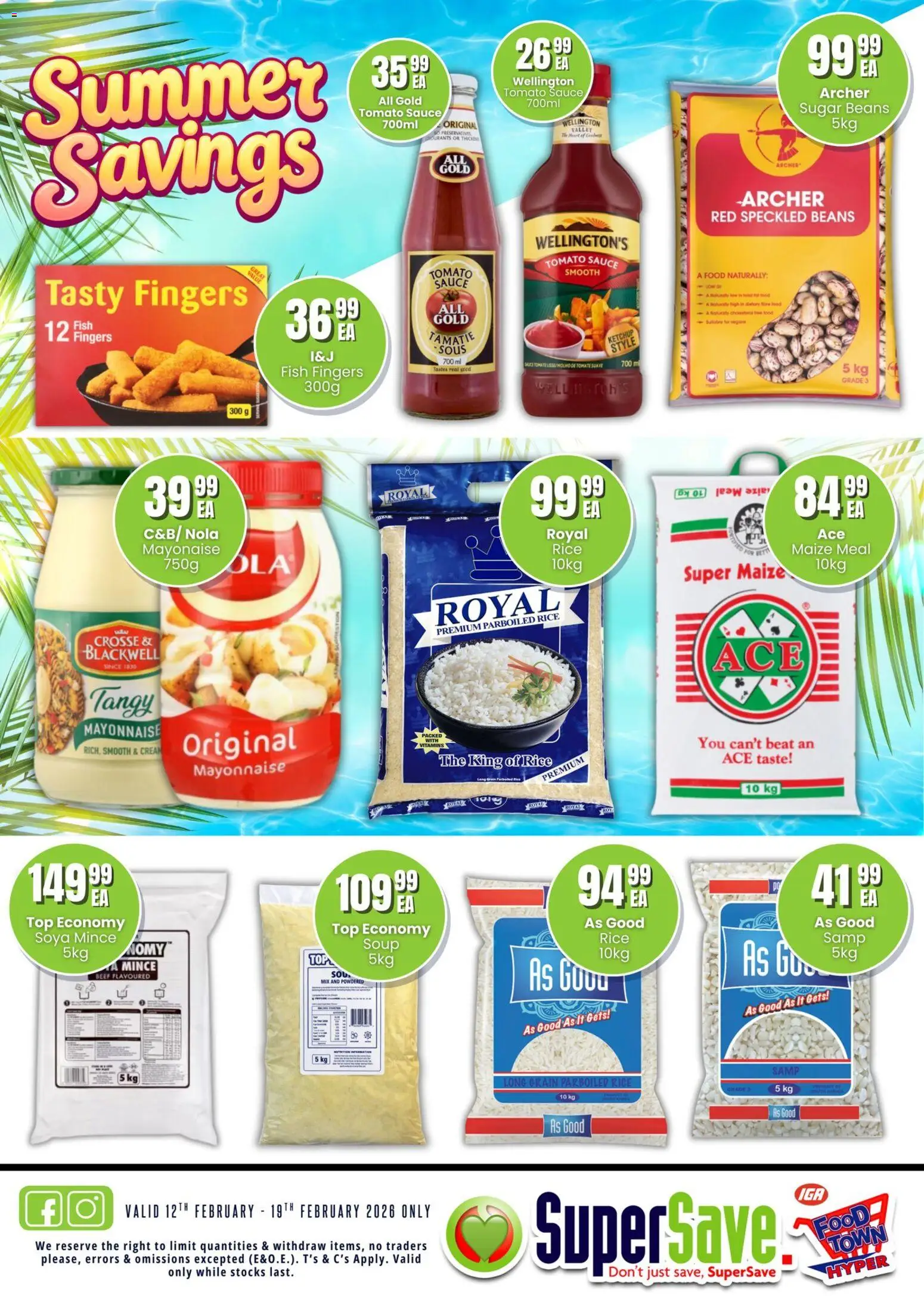 New Super Save catalogue – valid from 12.02.2026 | Page: 11 | Products: Fish, Beef, Soup, Sauce