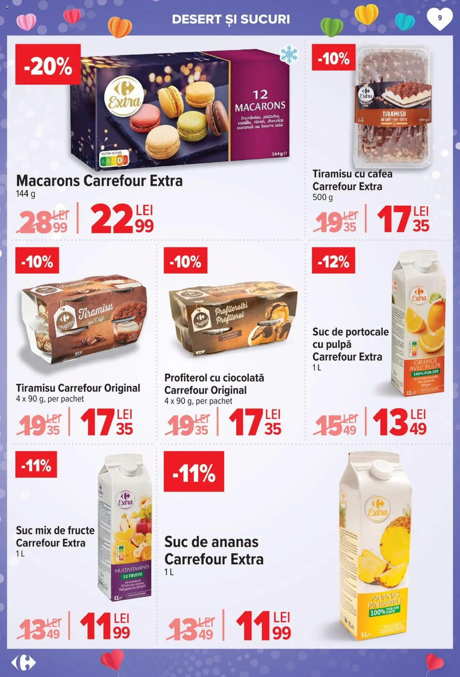 Noul catalog Carrefour – valabil de la 04.02.2026 | Pagină: 9 | Produse: Lichior, Cocktail, Roșii, Gin