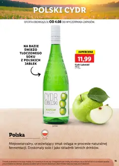 Lidl Katalog karta win od 04.08.2025 | Strona: 16 | Produkty: Cydr