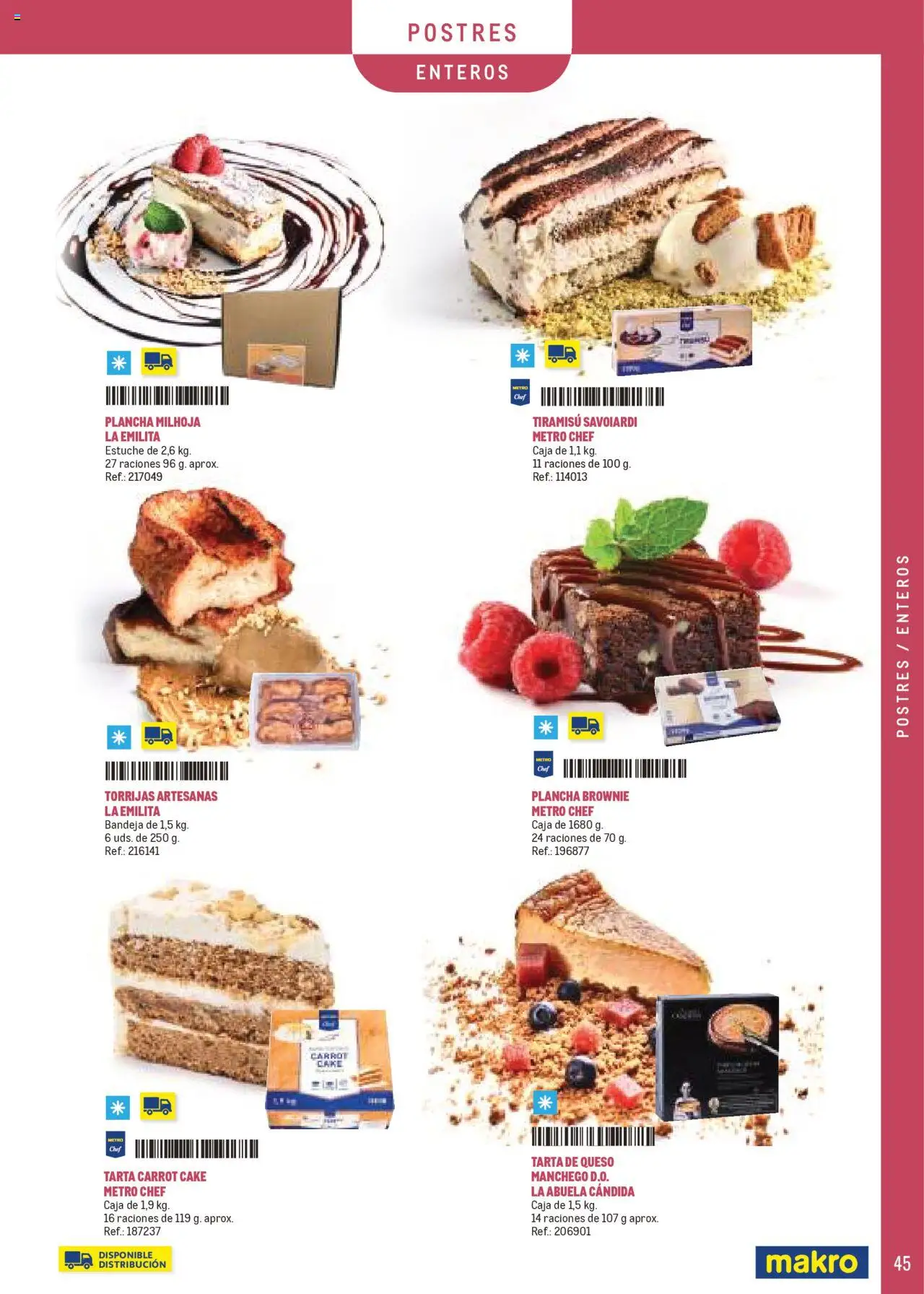 Makro -  Especial Catering Canarias │ válido desde el 25.02.2025 | Página: 45 | Productos: Queso, Plancha, Bandeja, Caja