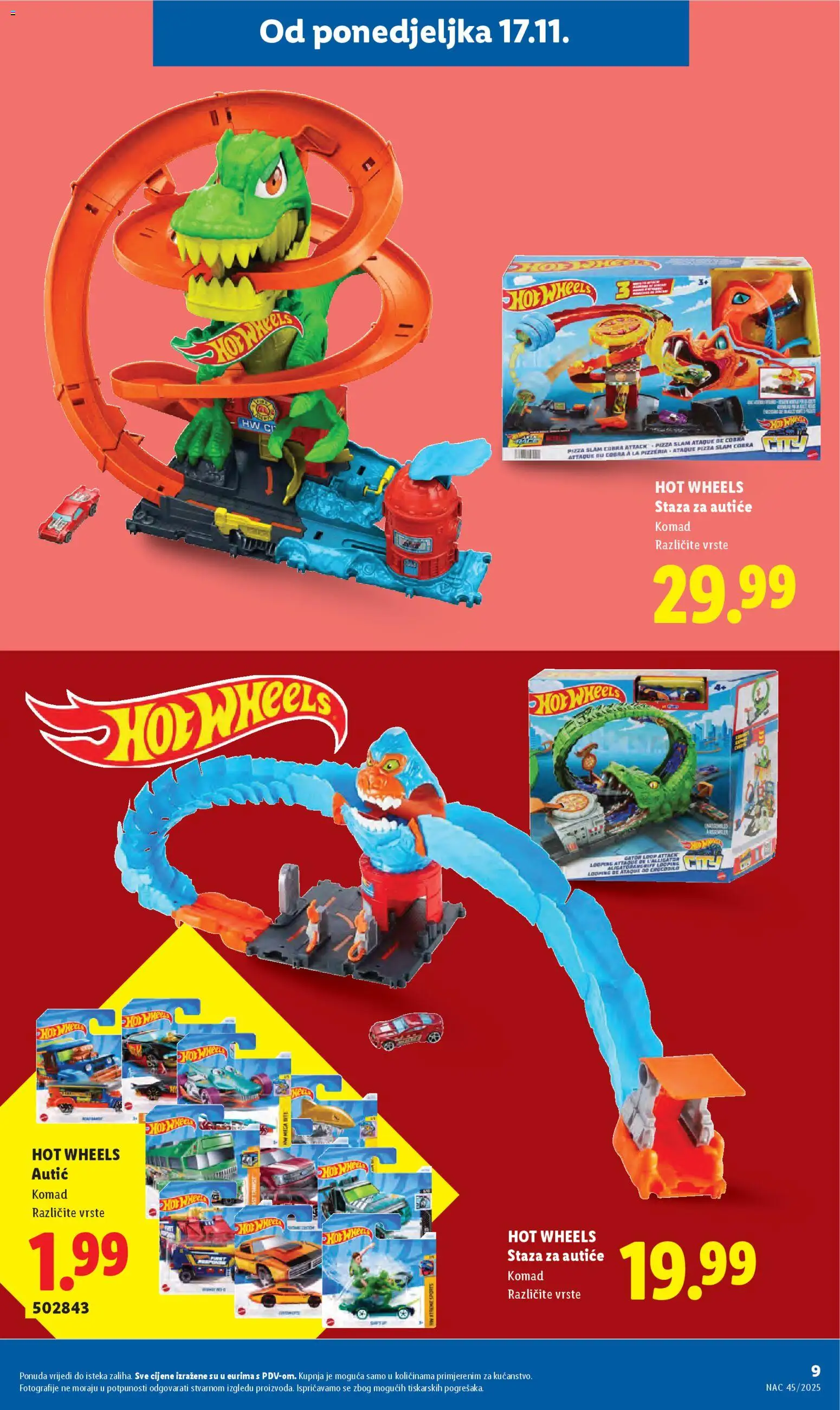 Lidl katalog | vrijedi od 06.11.2025 | Stranica: 8 | Proizvodi: Pizza