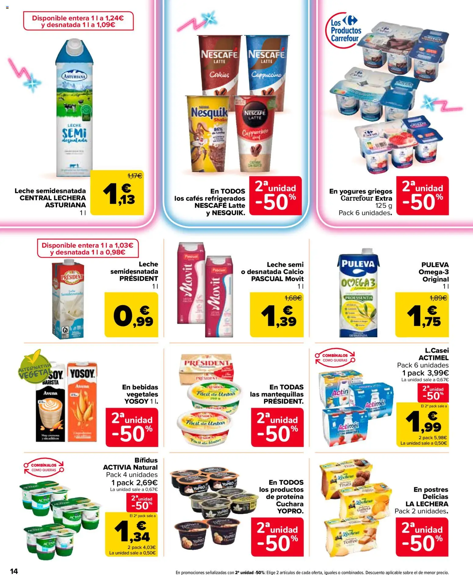 Carrefour Market folleto │ válido desde el 25.02.2026 | Página: 14 | Productos: Leche