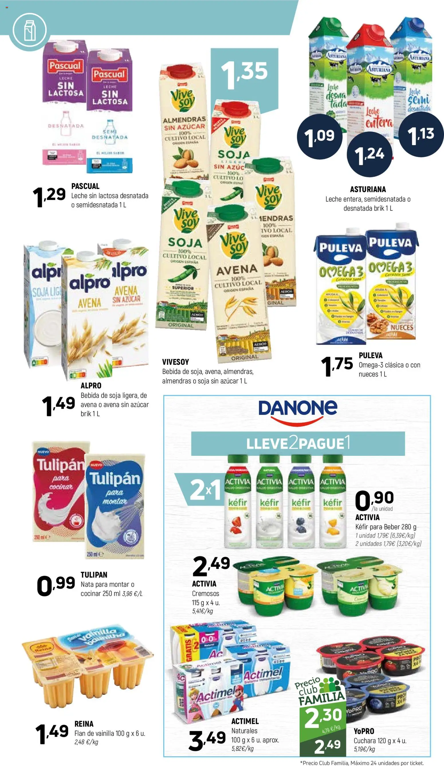 Coviran - La Rioja │ válido desde el 27.01.2026 | Página: 6 | Productos: Leche desnatada, Leche sin lactosa, Leche, Bebida de soja