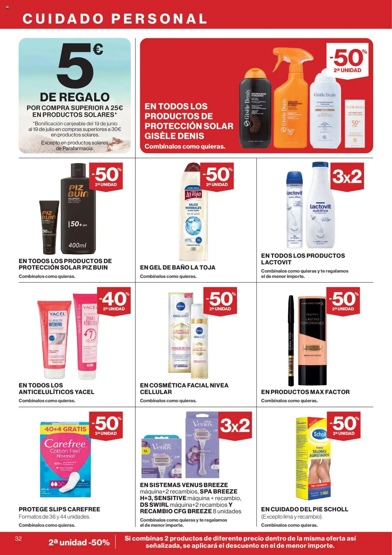 Hipercor catálogo │ válido desde el 05.06.2025 | Página: 38 | Productos: Crema, Crema de día, Baño, Ducha