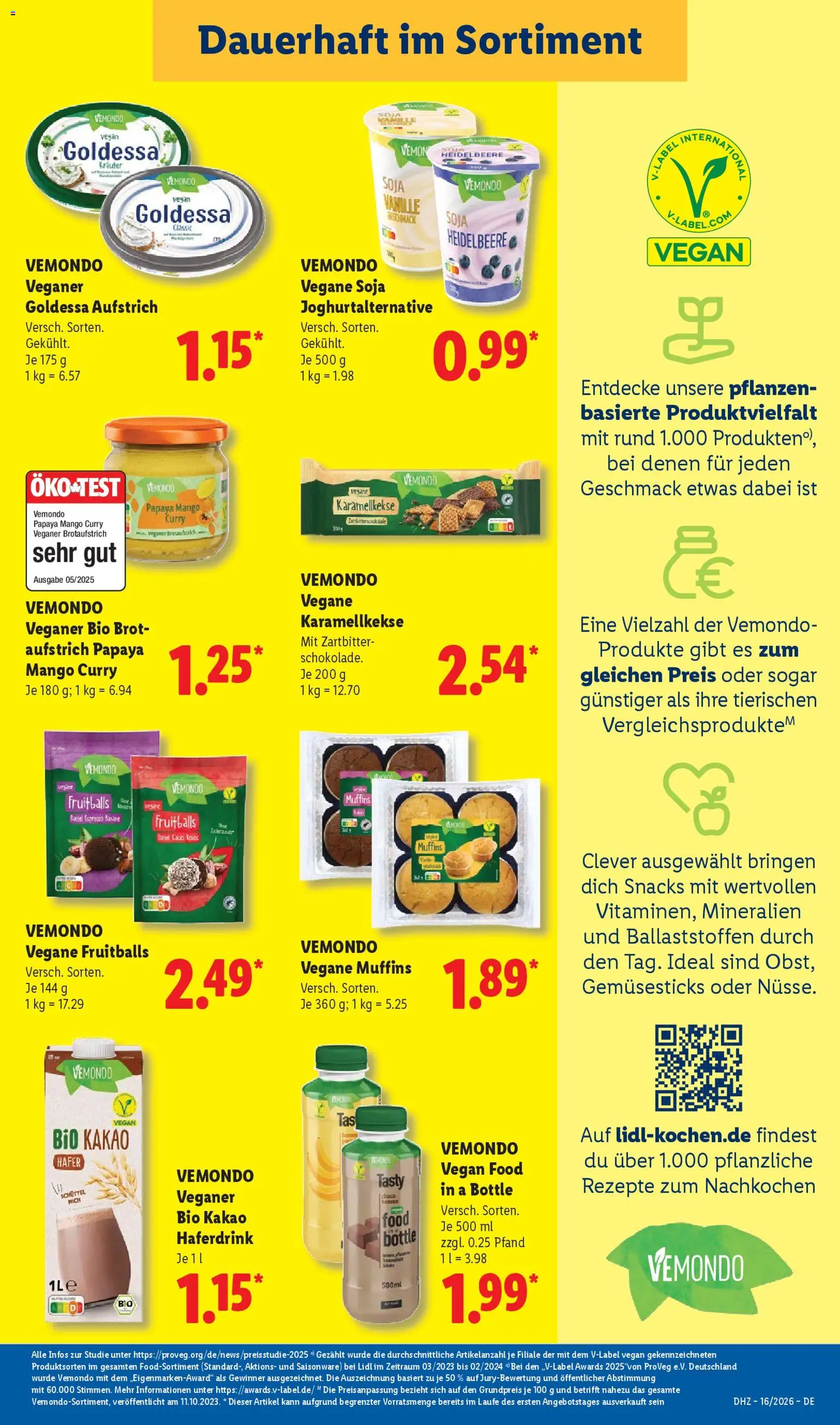 Lidl Prospekt – gültig ab 13.04.2026 | Seite: 23 | Produkte: Haferdrink, Mango, Brot