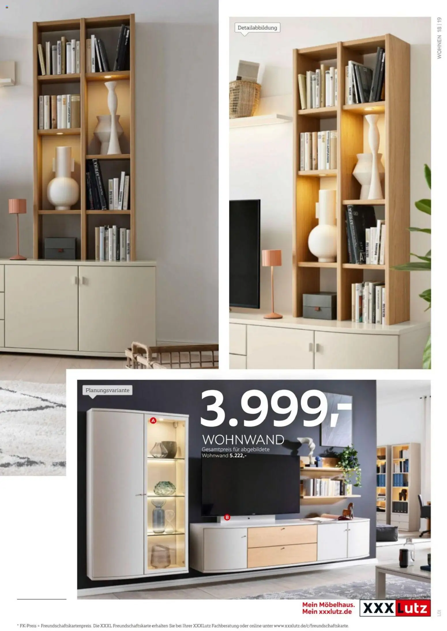 XXXL Lutz Musterring Spezial – gültig ab 15.03.2025 | Seite: 19 | Produkte: Wohnwand