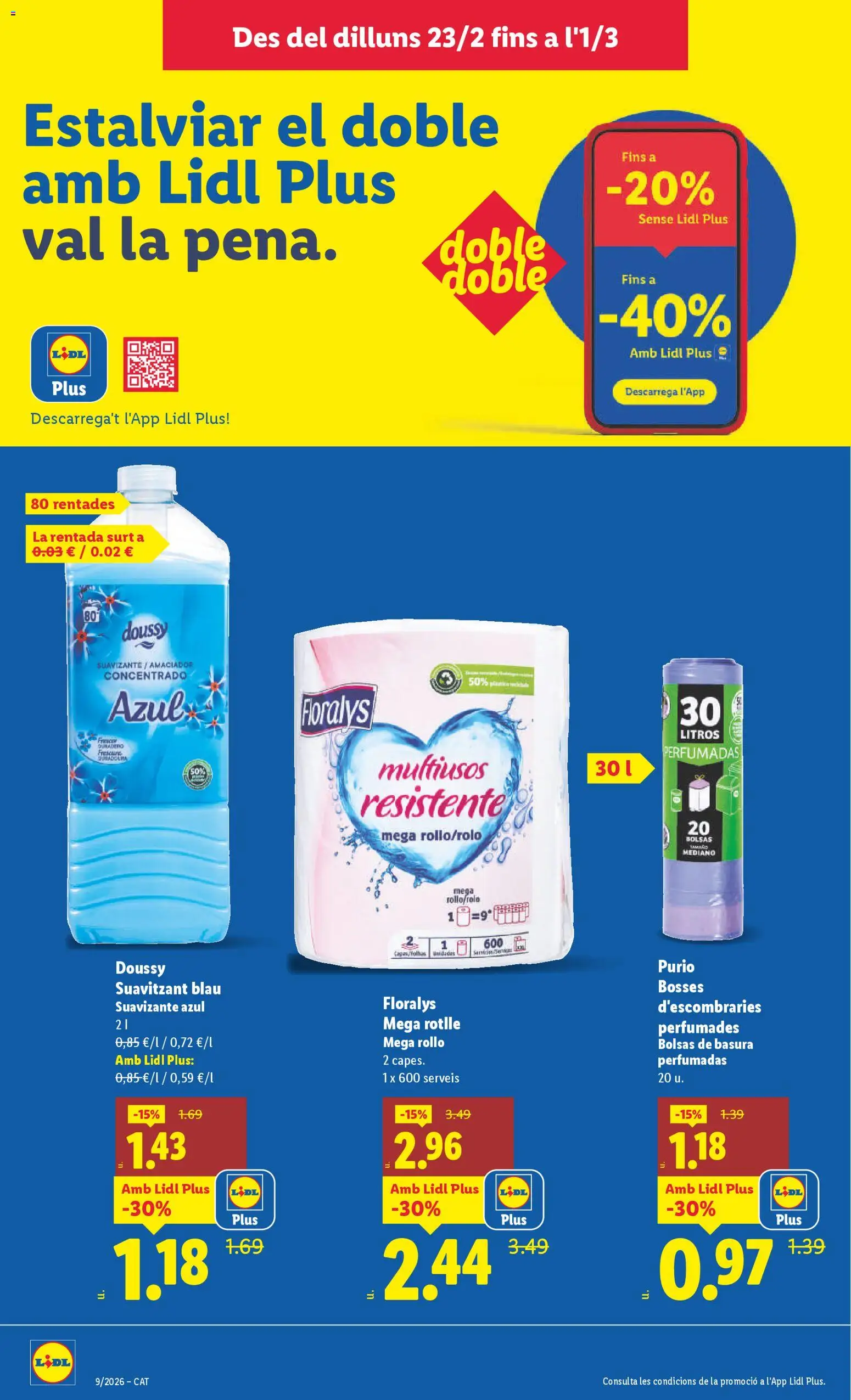 Lidl folleto │ válido desde el 23.02.2026 | Página: 12 | Productos: Suavizante