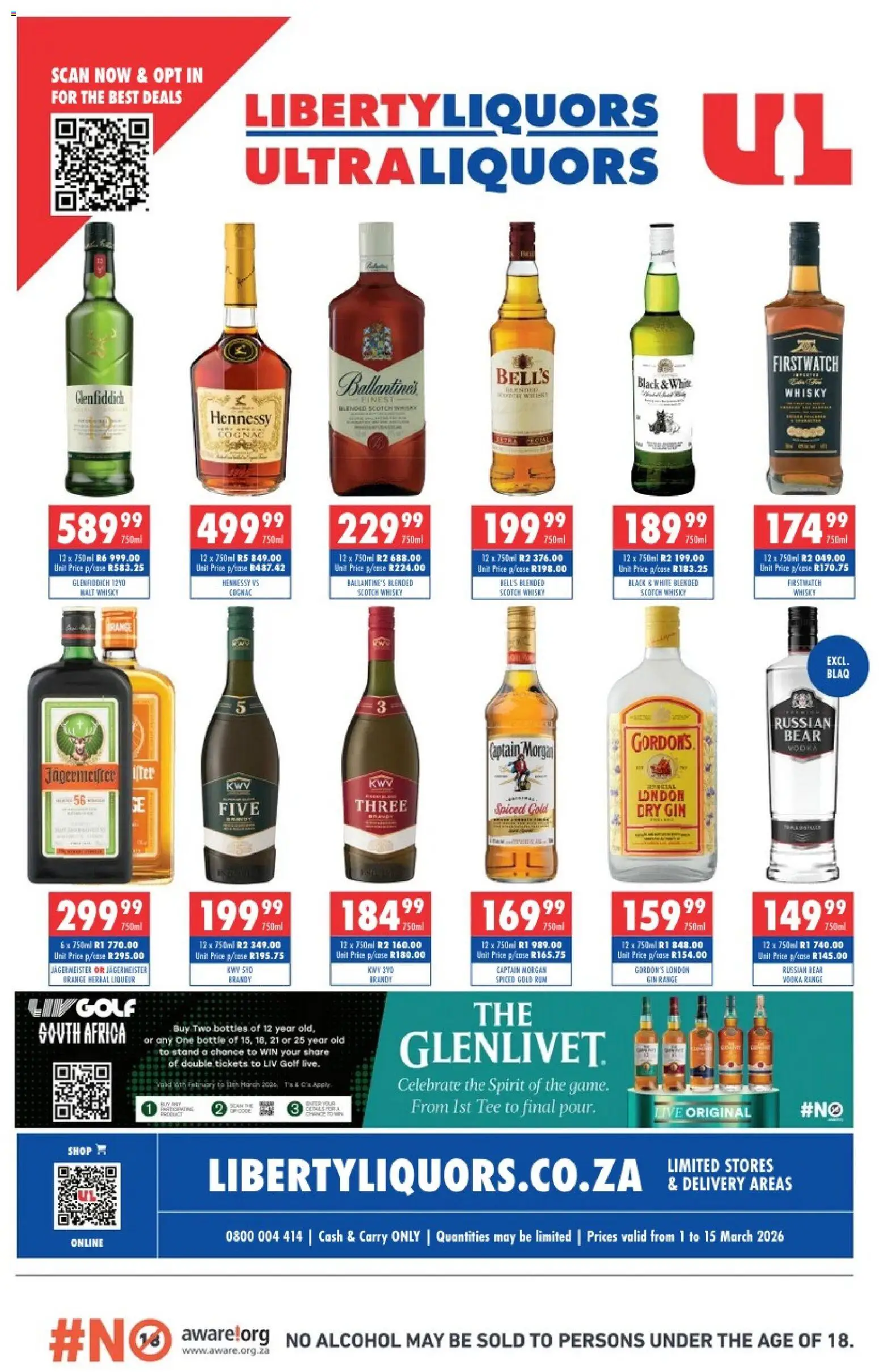 New Ultra Liquors catalogue – valid from 01.03.2026 | Page: 1