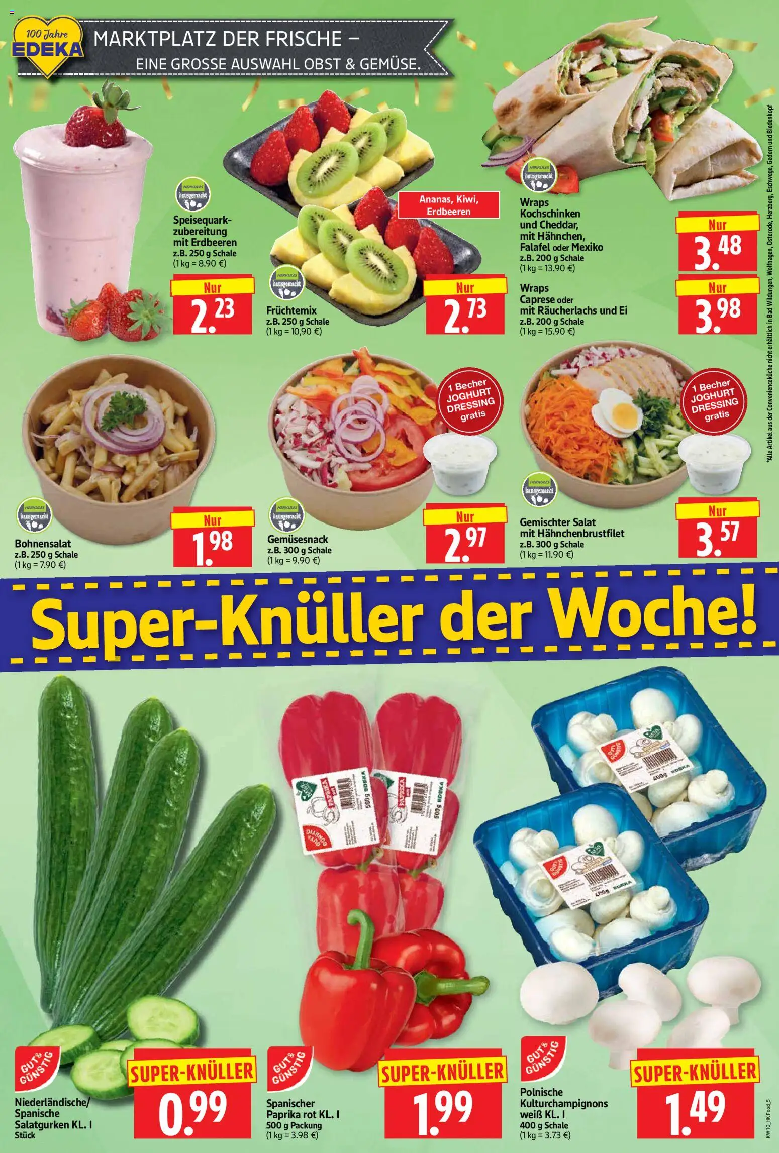 HERKULES Prospekt 	 – gültig ab 02.03.2026 | Seite: 5 | Produkte: Joghurt, Bad, Räucherlachs, Erdbeeren
