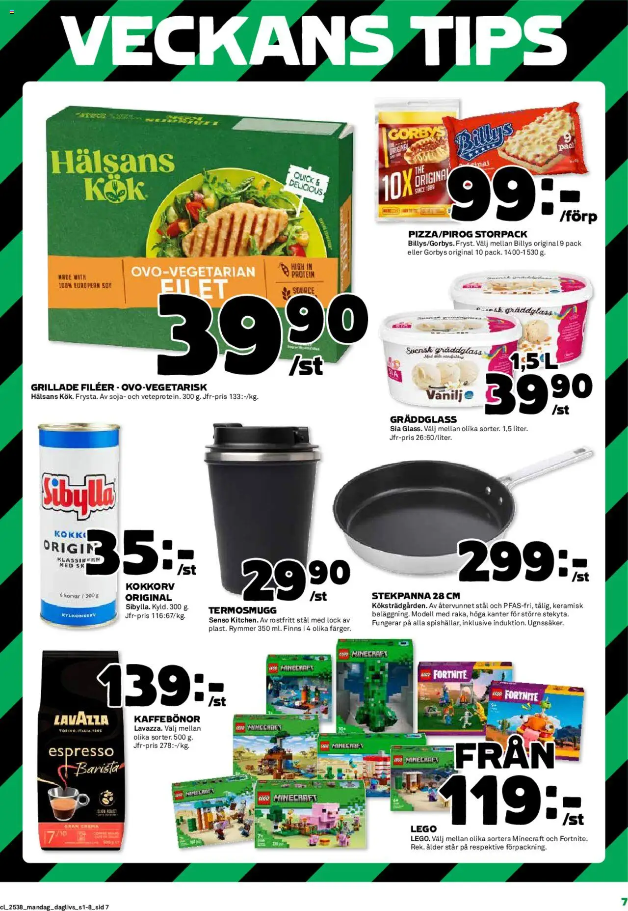 Coop Daglivs reklamblad aktuell från 15.09.2025 | Sida: 7 | Produkter: Soja, Stekpanna