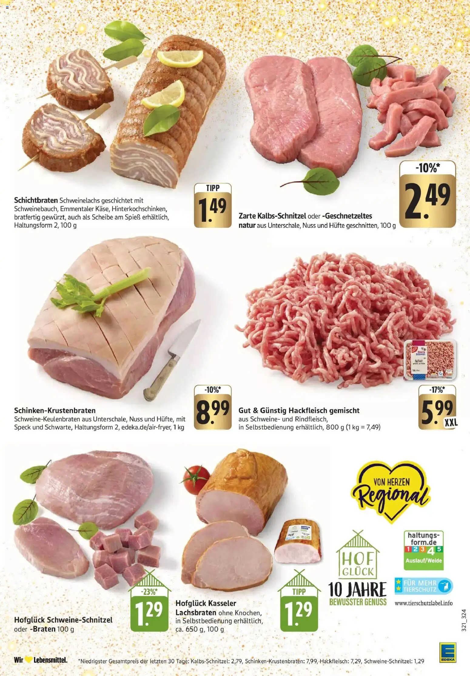 Edeka prospekt Friedrichsthal	 – gültig ab 08.12.2025 | Seite: 5 | Produkte: Hackfleisch
