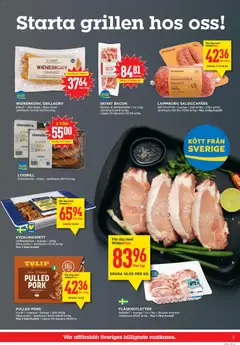WIENERKORV, GRILLKORV, 350-360g Olika sorter - Förhandsvisning av reklamblad från butik Willys aktuell från 13.04.2026 | Sida: 3 | Produkter: Bacon, Grillkorv, Wienerkorv
