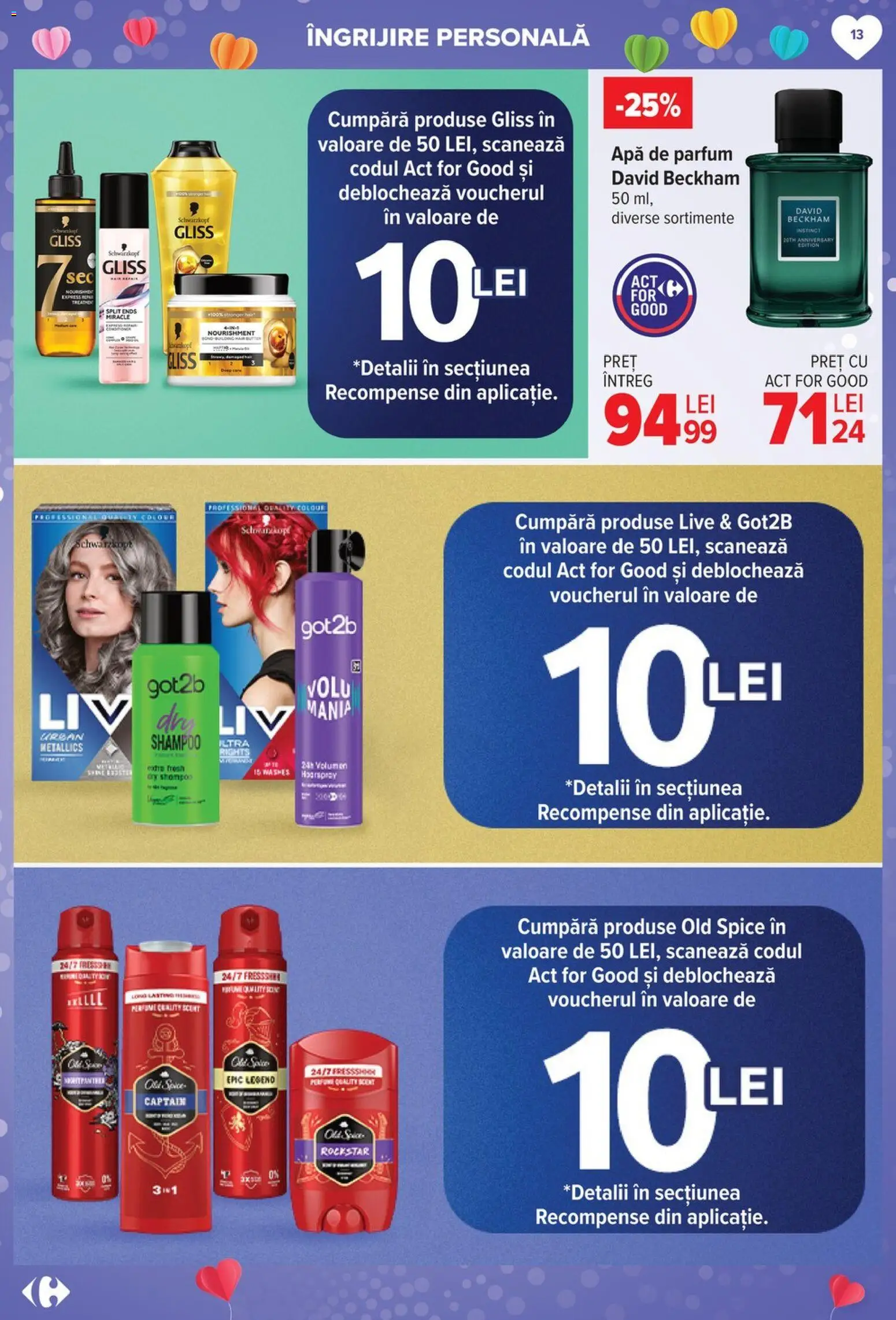 Noul catalog Carrefour – valabil de la 04.02.2026 | Pagină: 13 | Produse: Cremă de zi, Arapsaçı, Cc cream, Cremă