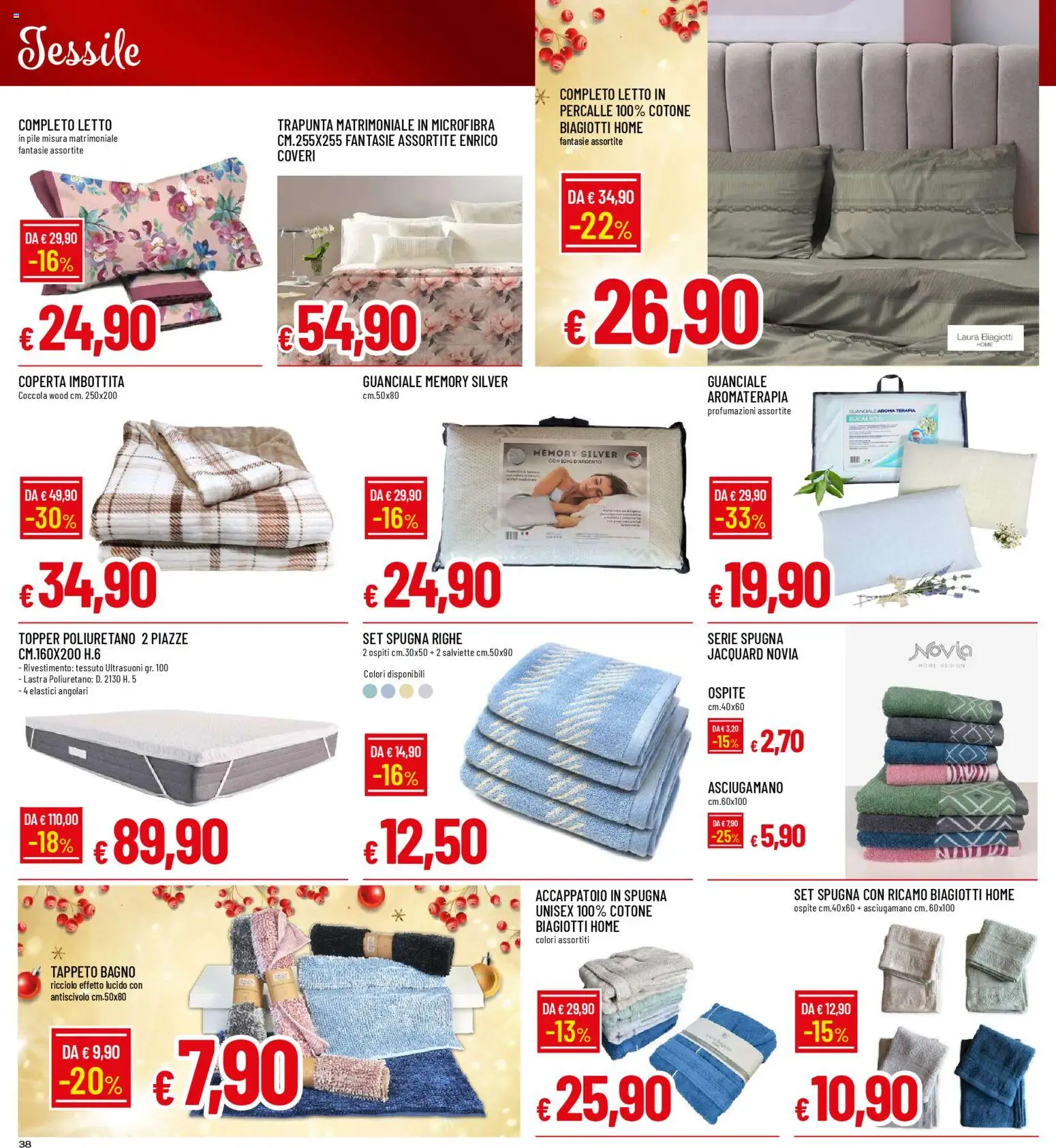 Volantino Galassia del 15.12.2025 | Pagina: 38 | Prodotti: Pile, Trapunta, Coperta, Tappeto