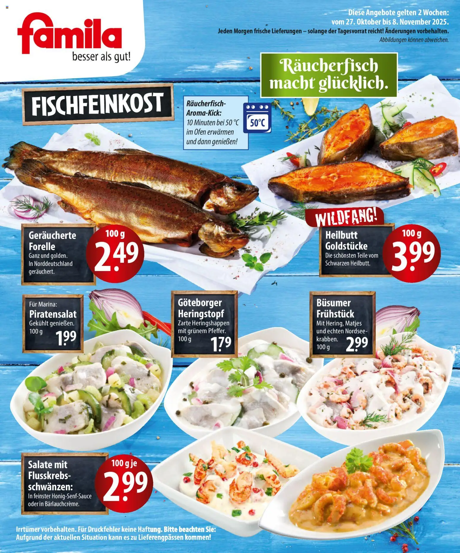 Famila Fischmarkt – gültig ab 27.10.2025 | Seite: 2 | Produkte: Ofen