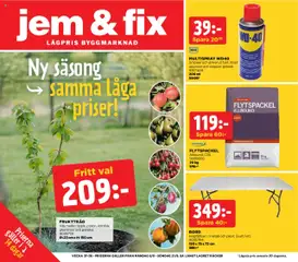 Jem & Fix - erbjudanden - Förhandsvisning av reklamblad från butik Jem & Fix aktuell från 08.09.2025