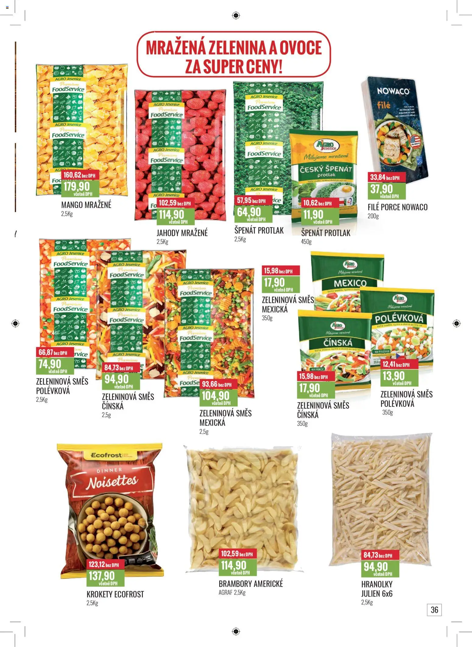 Ratio leták od 01.01.2026 | Strana: 37 | Produkty: Krokety, Mango, Špenát, Brambory