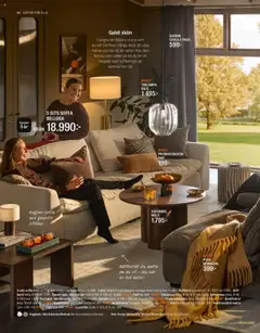 Mio - erbjudanden - Förhandsvisning av reklamblad från butik Mio aktuell från 01.09.2025 | Sida: 44 | Produkter: Prydnadskudde, Gardin, Soffa, Soffbord