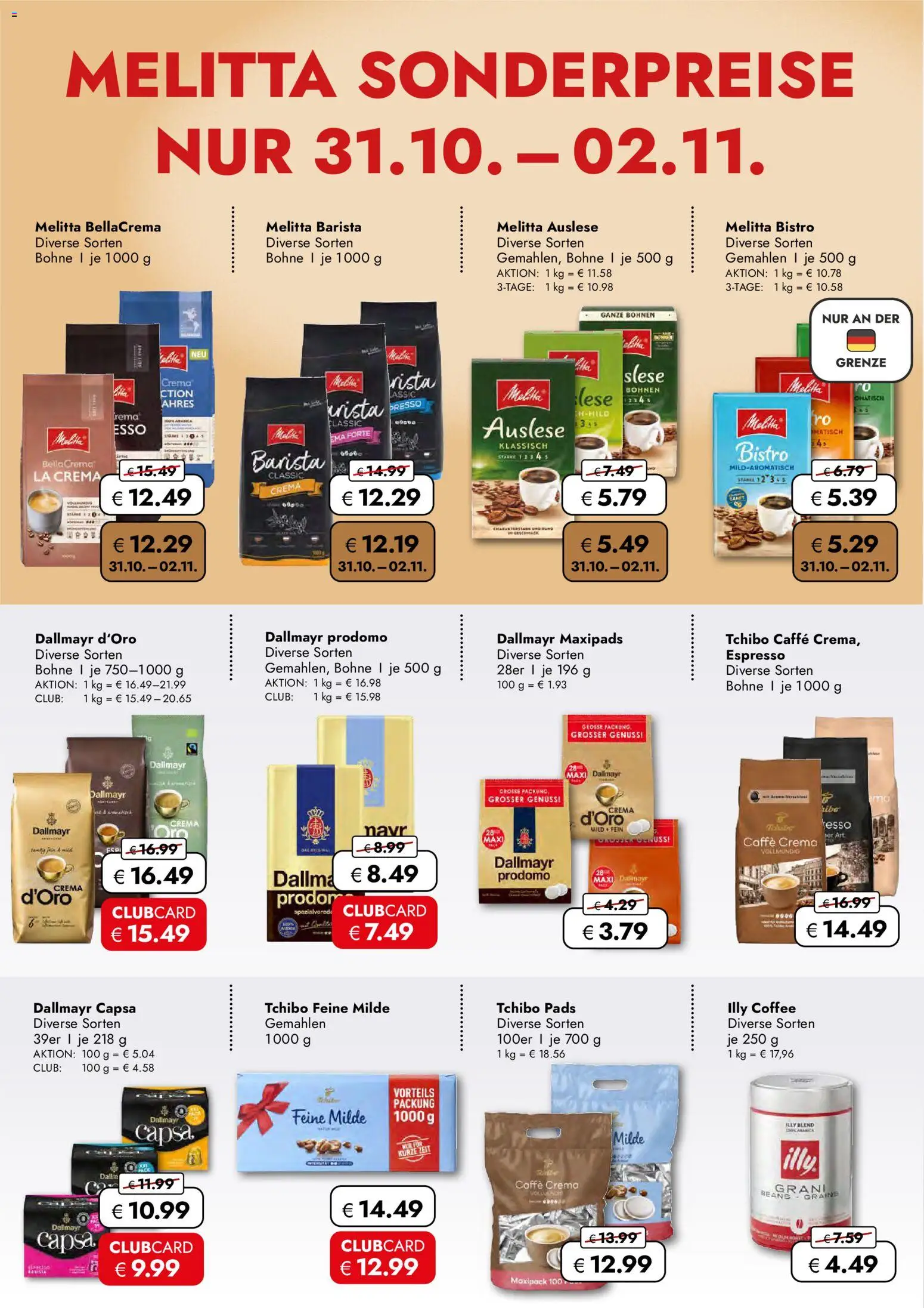 Travel Free leták od 31.10.2025 | Strana: 7 | Produkty: Tchibo, Illy, Crema, Caffè crema