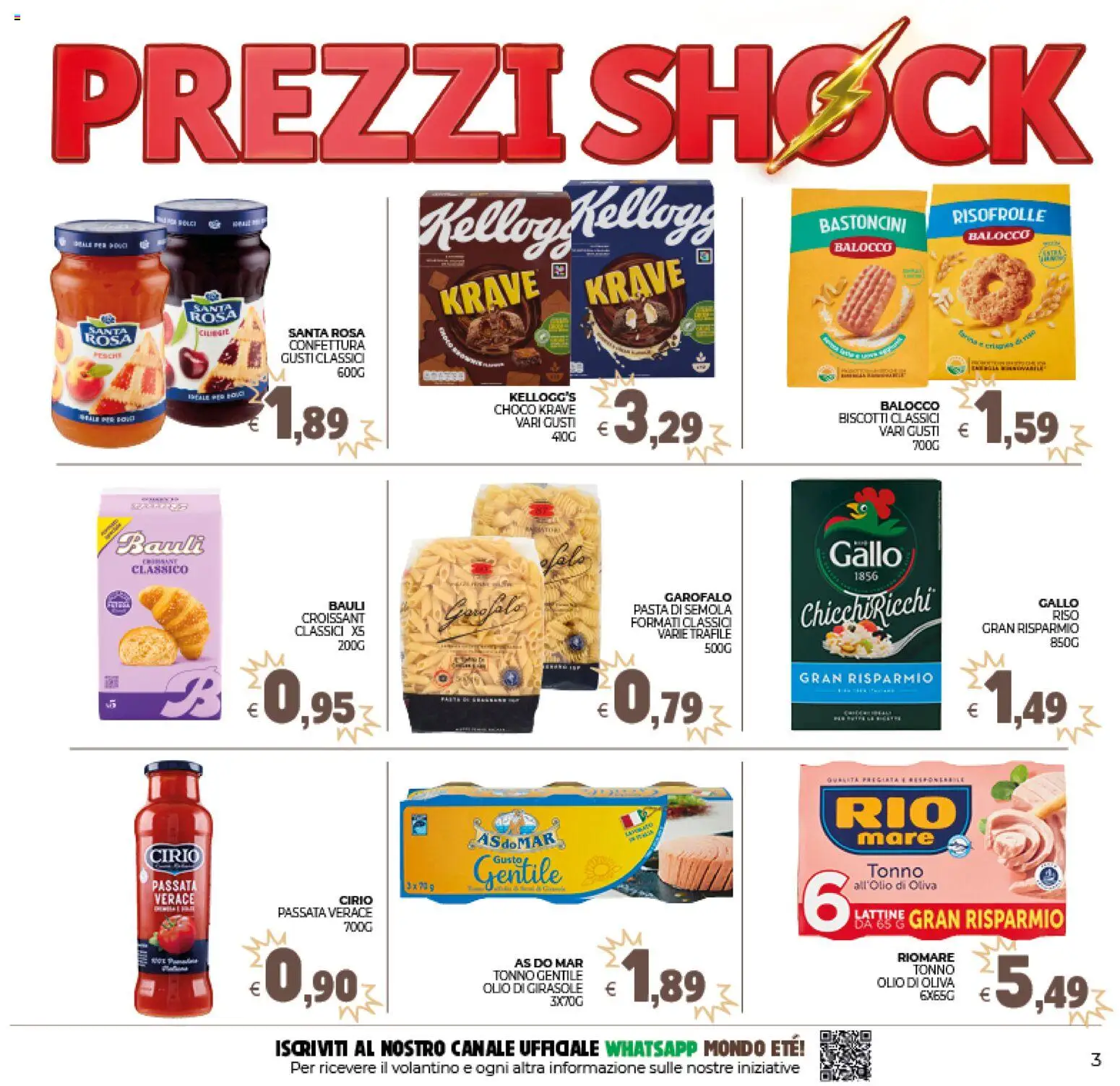 Volantino Eté del 16.01.2026 | Pagina: 3 | Prodotti: Riso, Olio, Pasta, Olio di Oliva