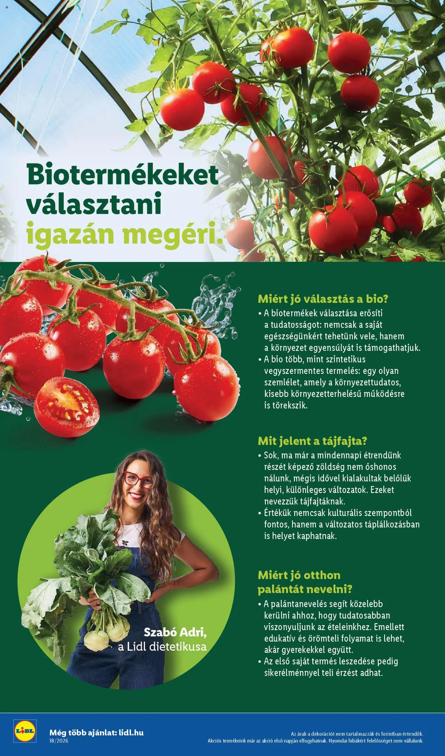Lidl akciós ujság - amely érvényes a következő dátumtól: 30.04.2026 | Oldal: 36 | Termékek: Zöldség