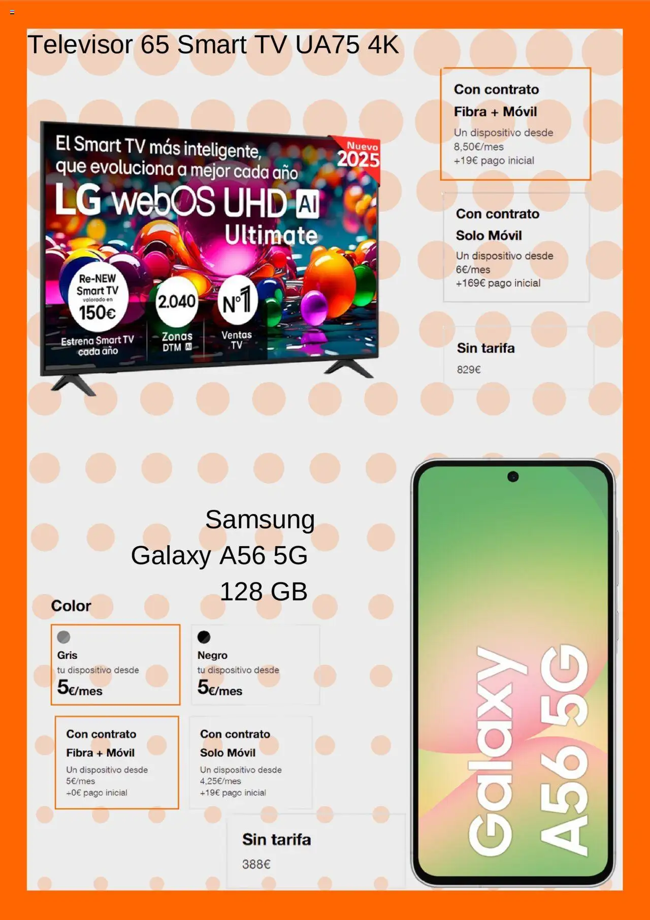 Orange ofertas │ válido desde el 25.09.2025 | Página: 6 | Productos: Televisor