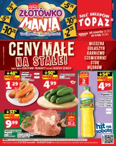 Pogląd oferty "Topaz Gazetka - Ceny małe na stałe" - ważna od 31.07.2025