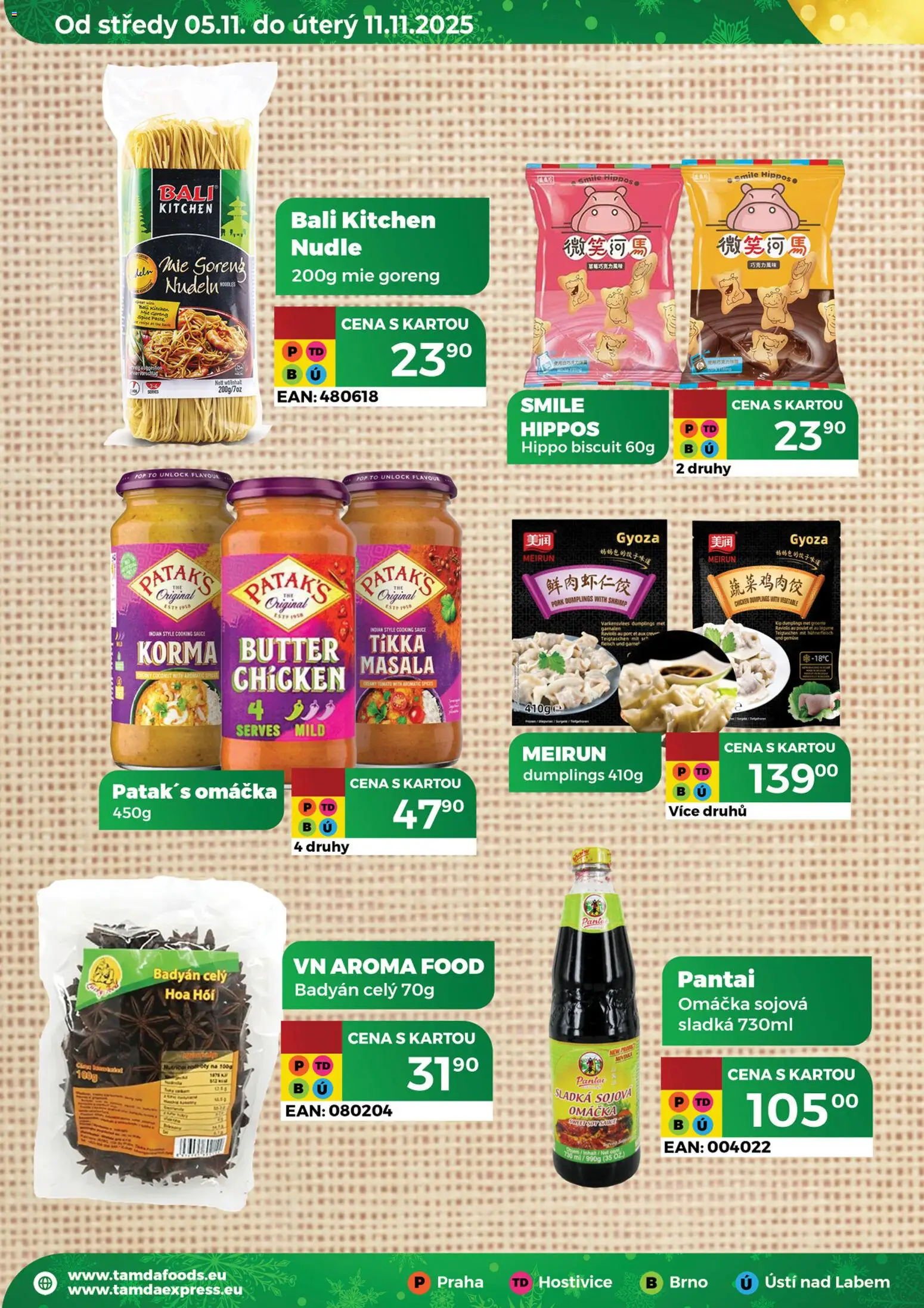 Tamda Foods leták od 05.11.2025 | Strana: 31 | Produkty: Gyoza, Nudle