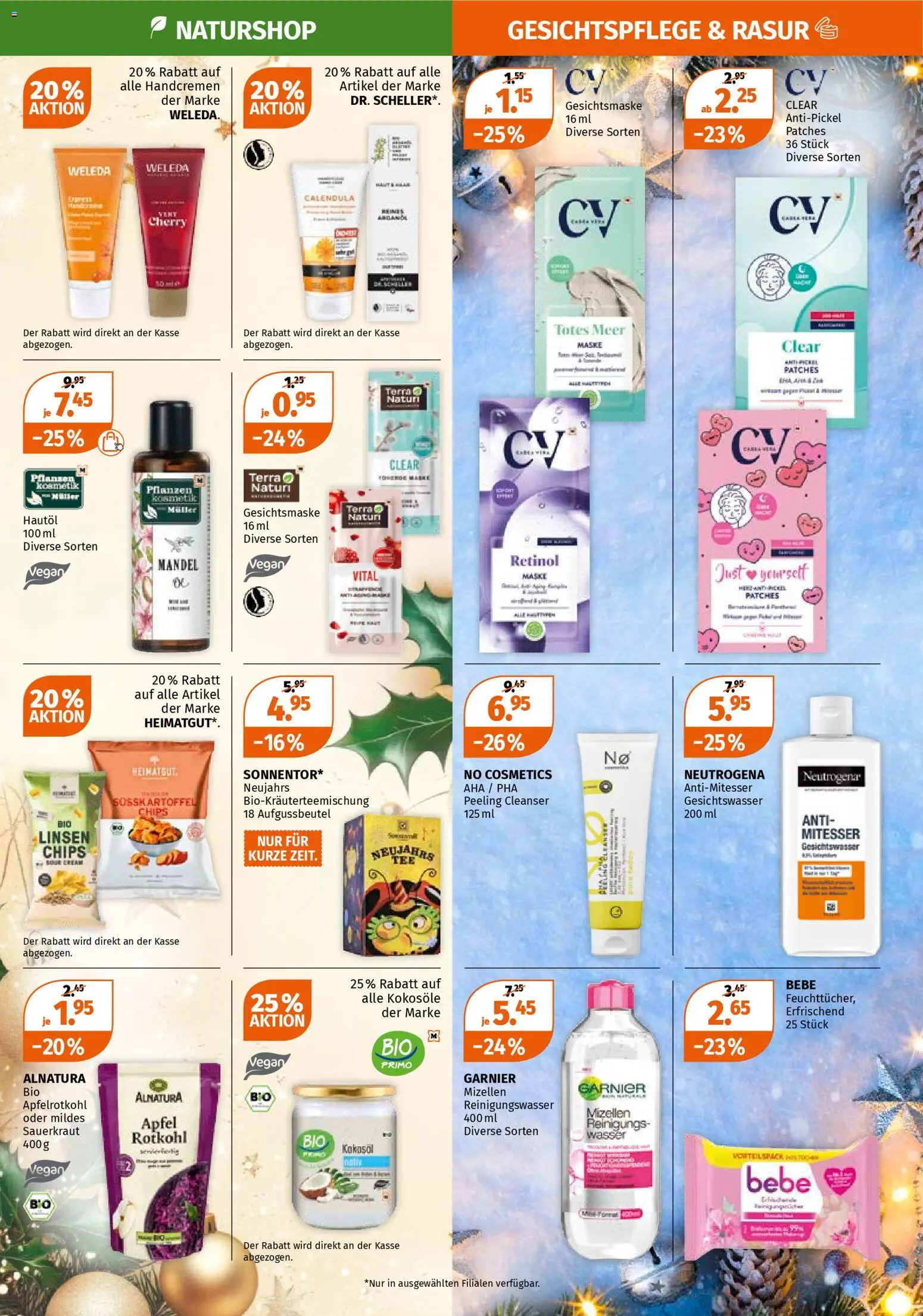 Müller Aktionen – gültig ab 18.12.2025 | Seite: 3 | Produkte: Handcreme, Chips, Toner, Gesichtsmaske