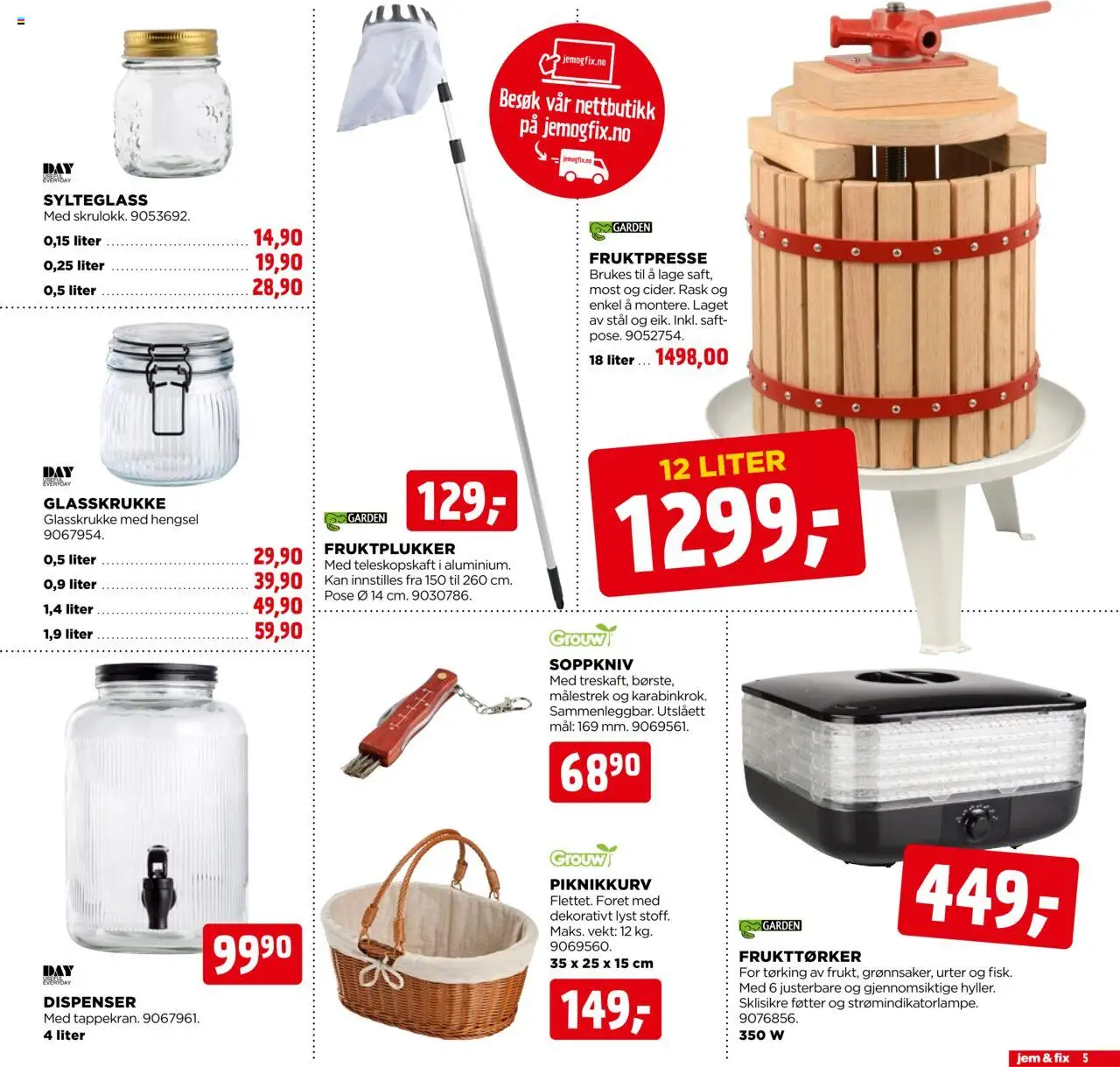  | Side: 5 | Produkter: Saft, Urter, Vekt