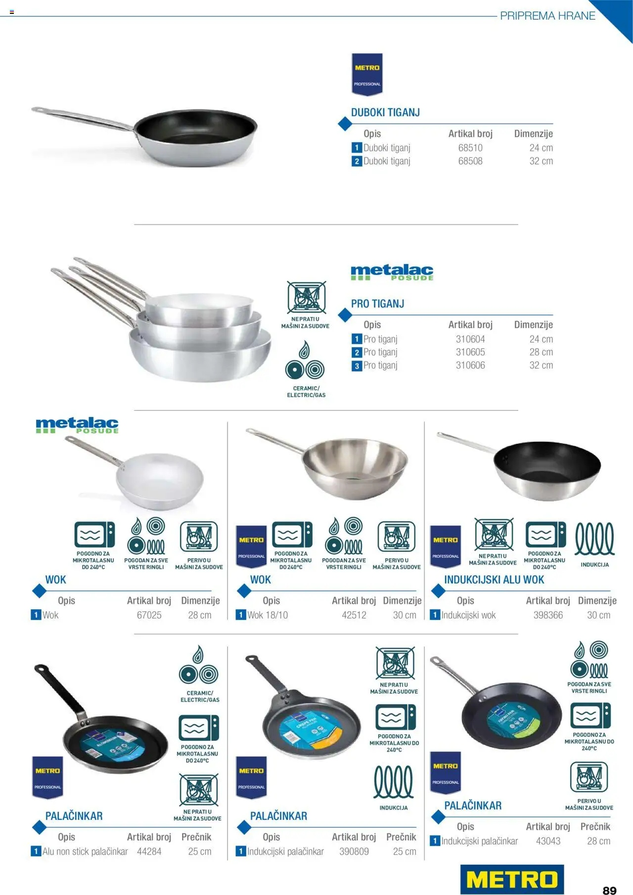 Metro katalog - važi od 05.05.2025 | Strana: 89 | Proizvode: Wok, Tiganj