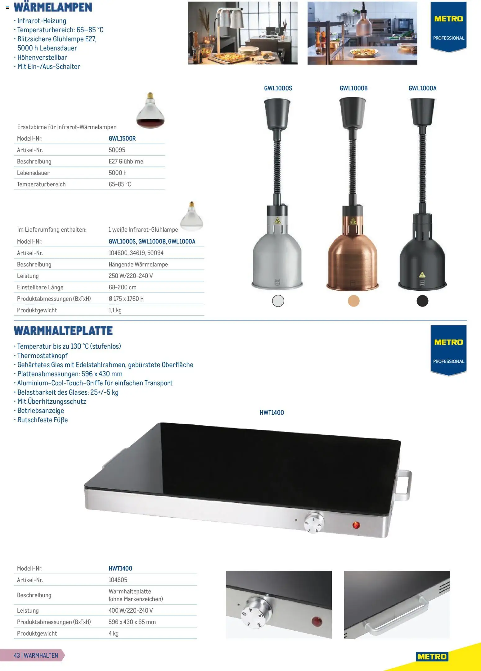 Metro Gastrogeräte gültig ab 23.02.2026 | Seite: 43