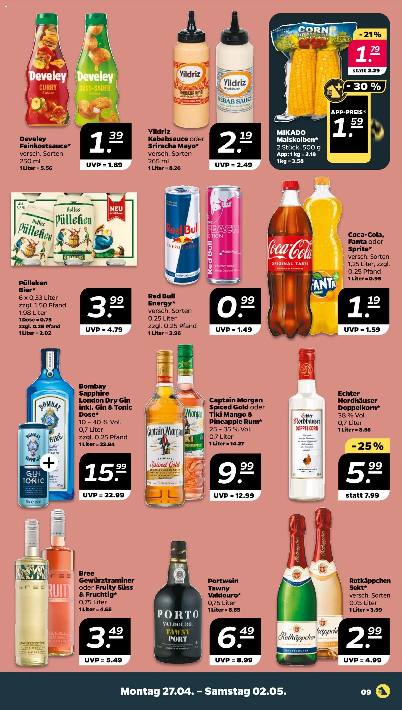 Netto Prospekt 	 – gültig ab 27.04.2026 | Seite: 9 | Produkte: Energy, Bree, Mango, Rotkäppchen