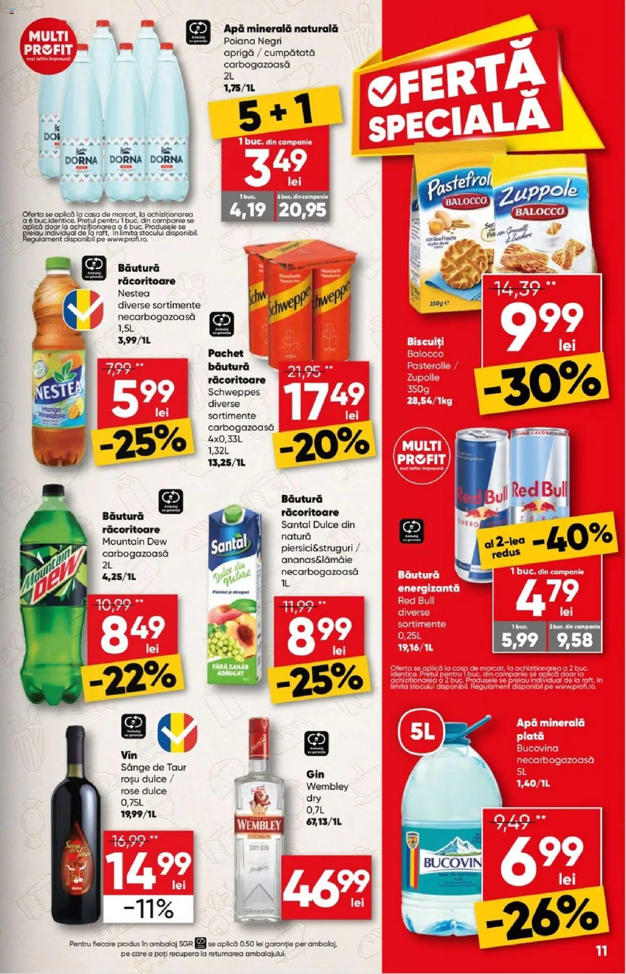 Catalog Profi  – valabil de la 06.08.2025 | Pagină: 11 | Produse: Yazı tahtası kalemi, Köpek Sabunu, Biscuiți, Mango