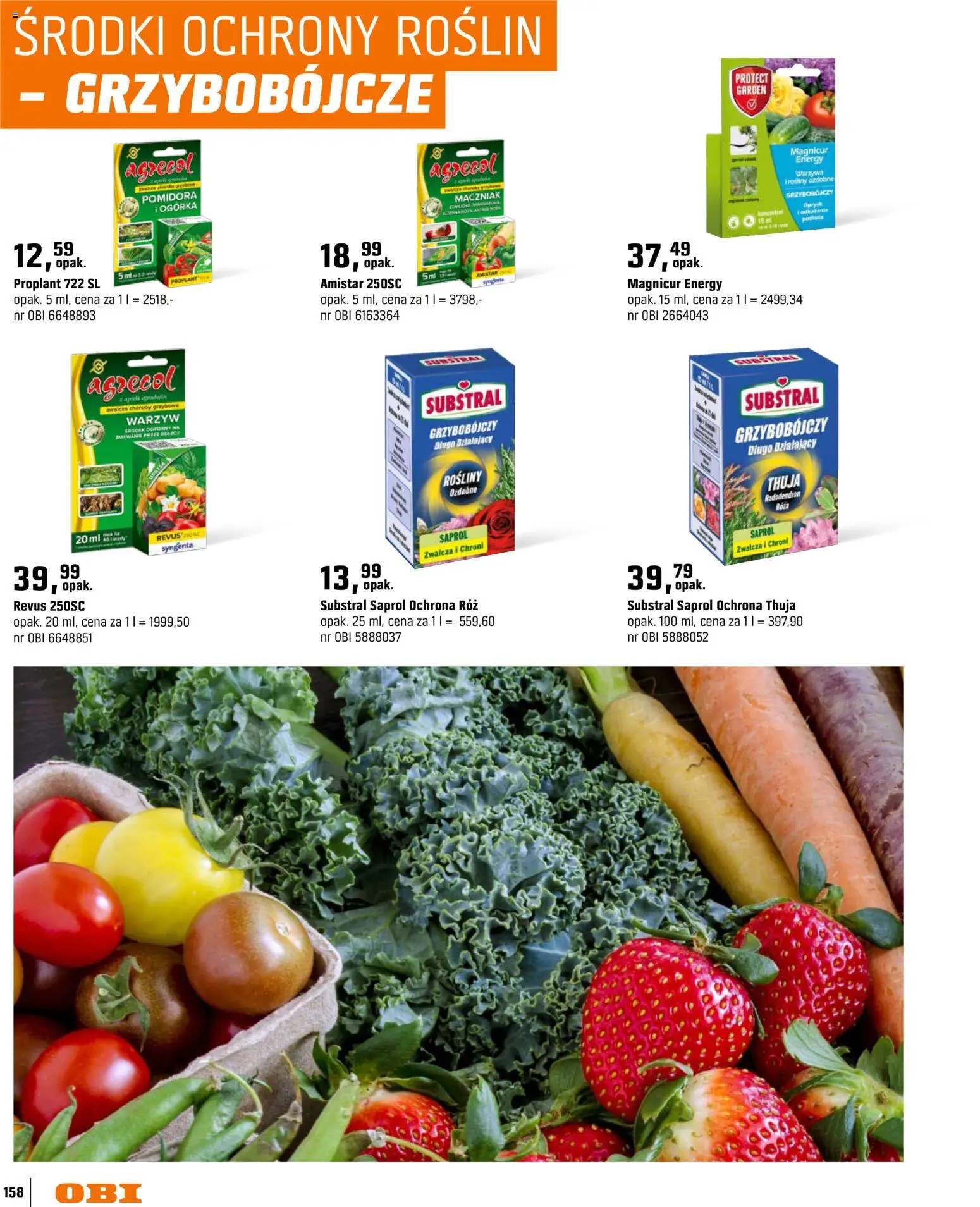 OBI gazetka - Ogród od 11.03.2026 | Strona: 158 | Produkty: Rosliny, Róż, Warzywa